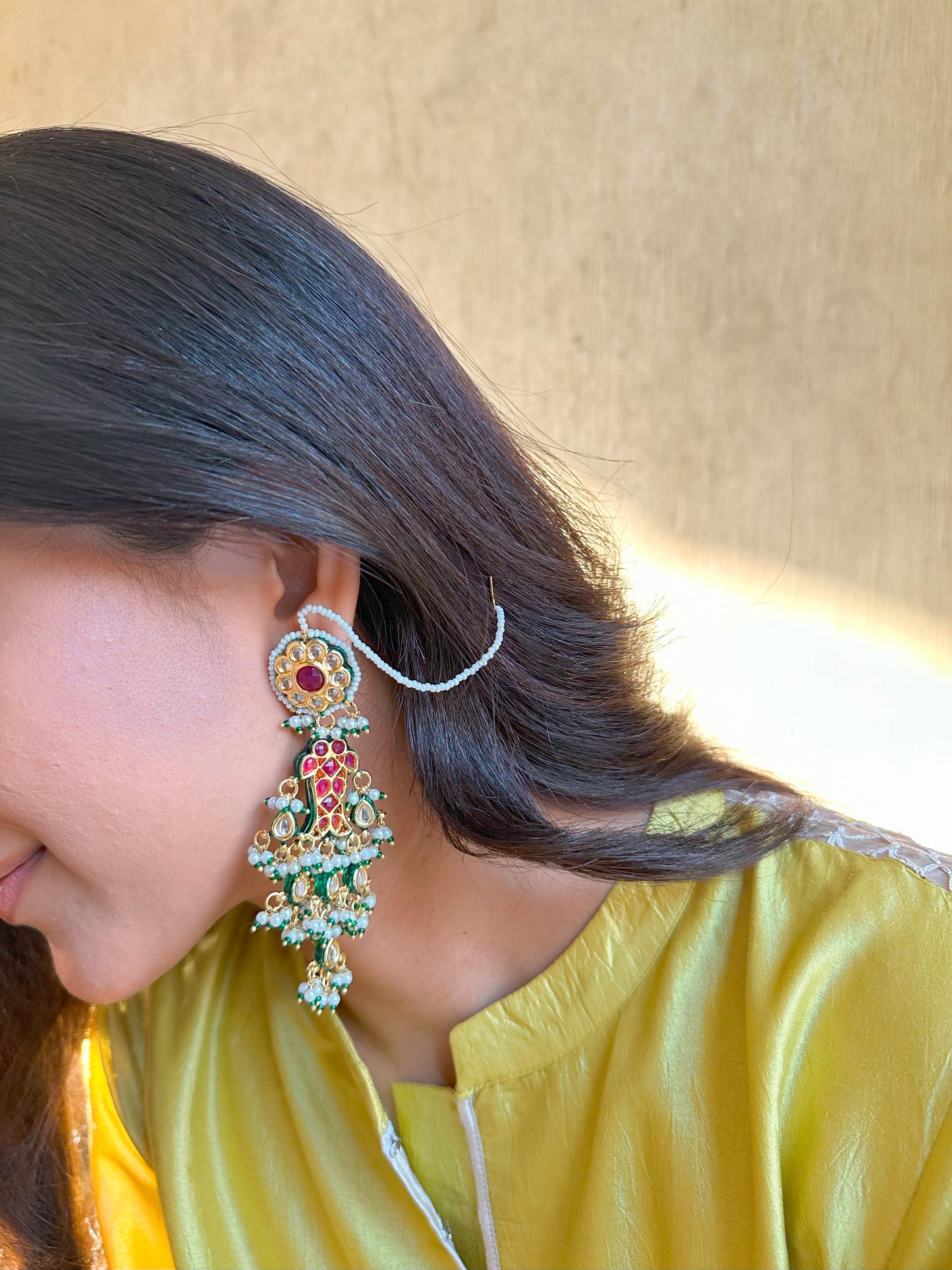 Kaya Kundan Earrings