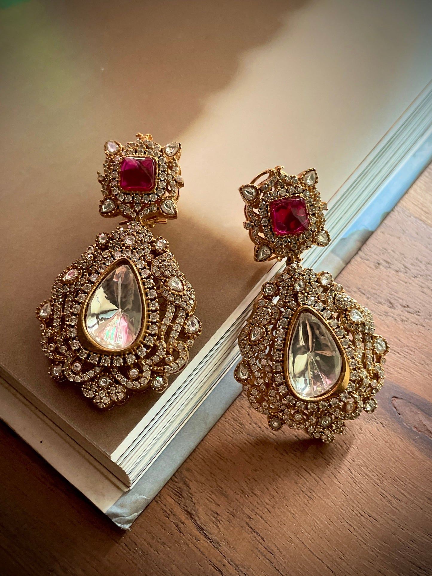 Gauravi Regal Polki Earrings