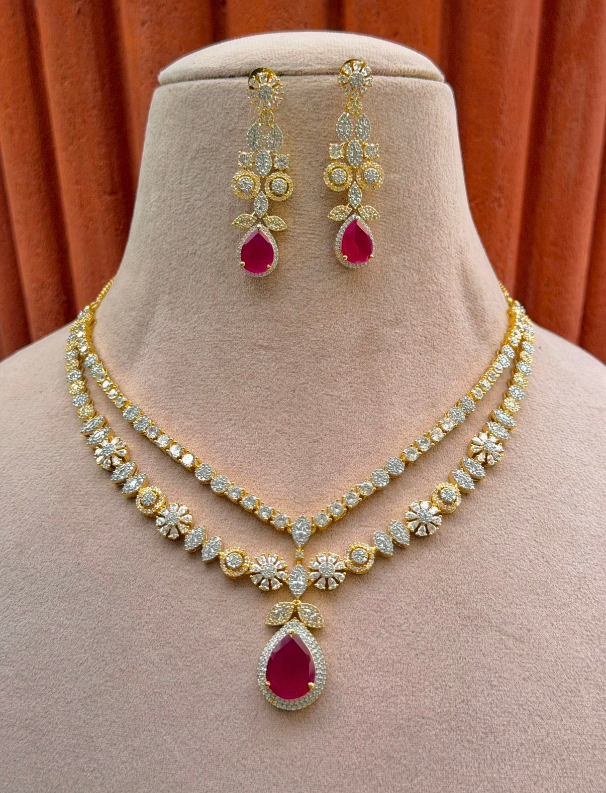 Yuvrani Ruby Necklace