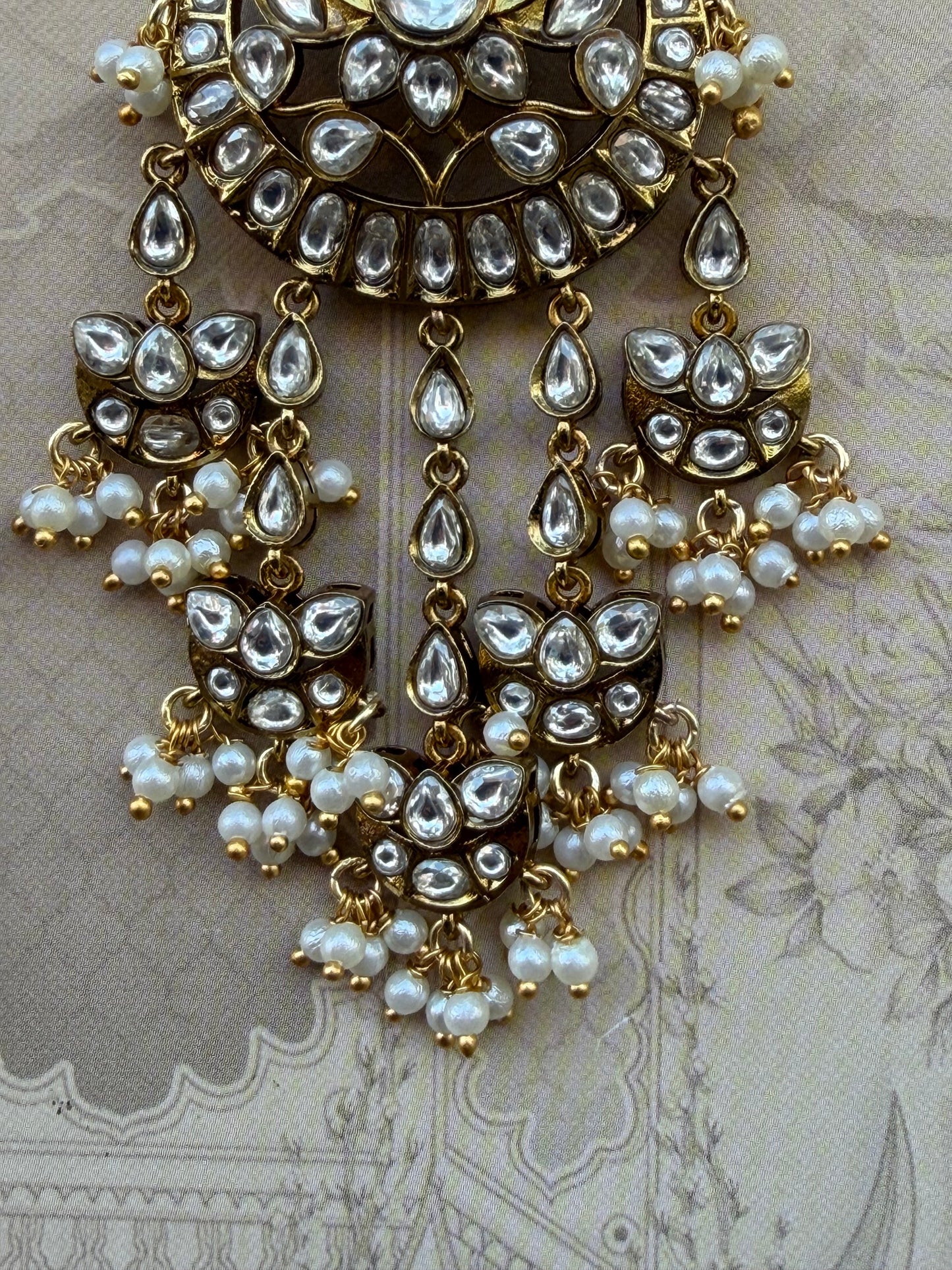 Savina Polki Chaandbaali Earrings