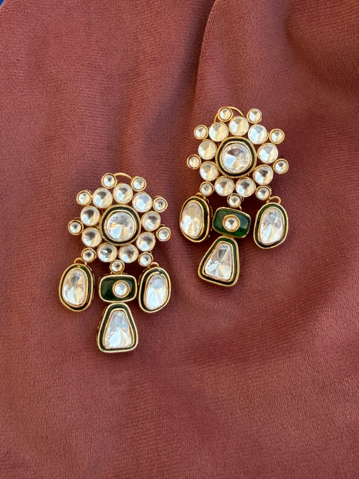 Dhunn Polki Dangler Earrings
