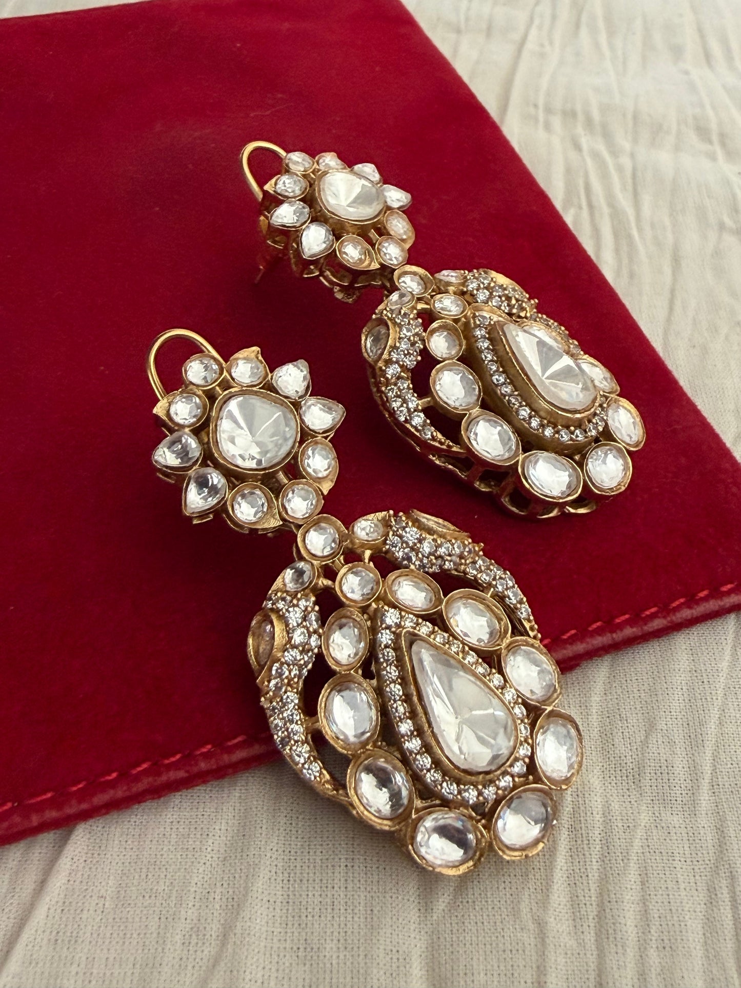 Mirian Bird Polki Earrings