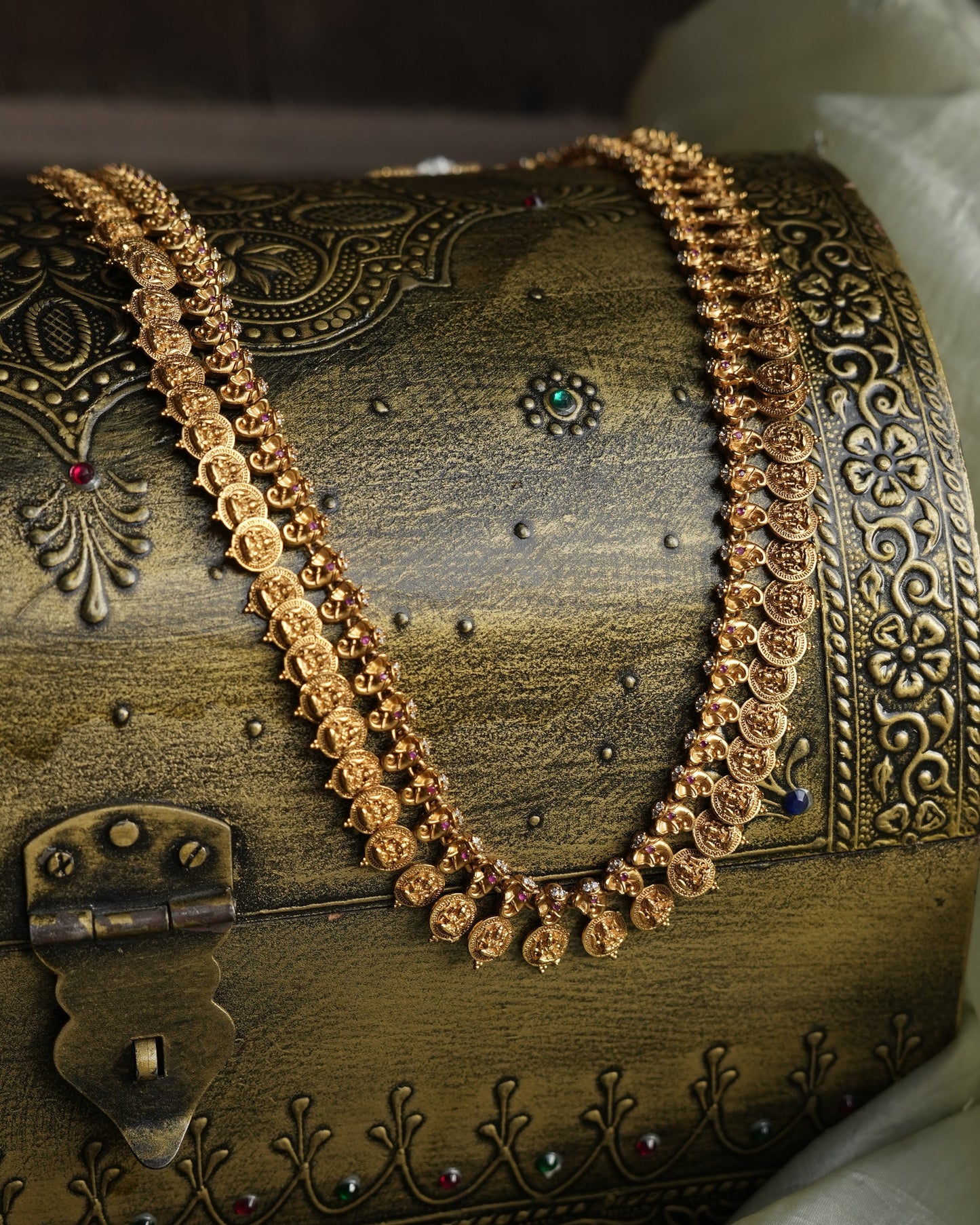 Sreeya Long Coin Necklace Only