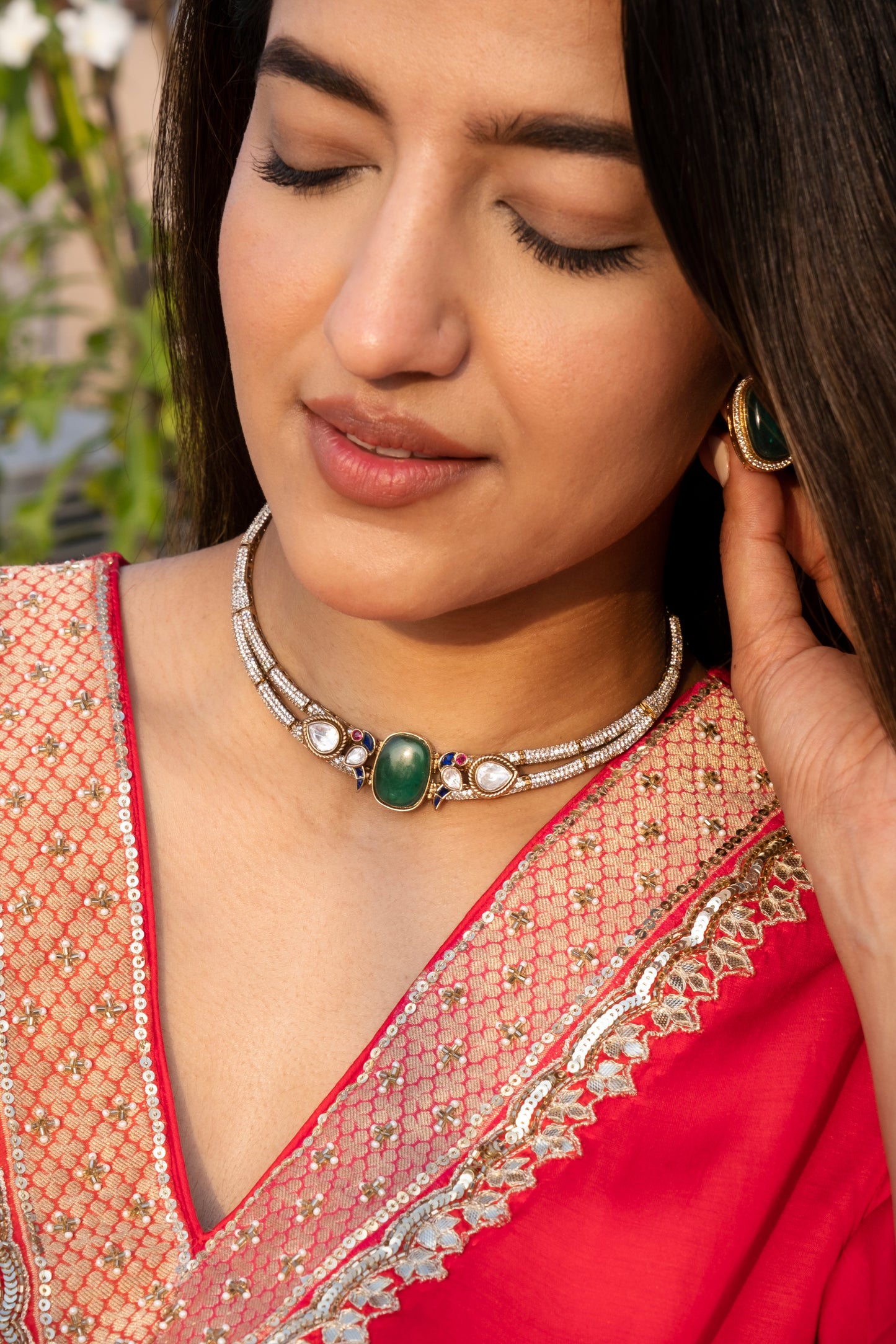 Devya Parrot Necklace Set