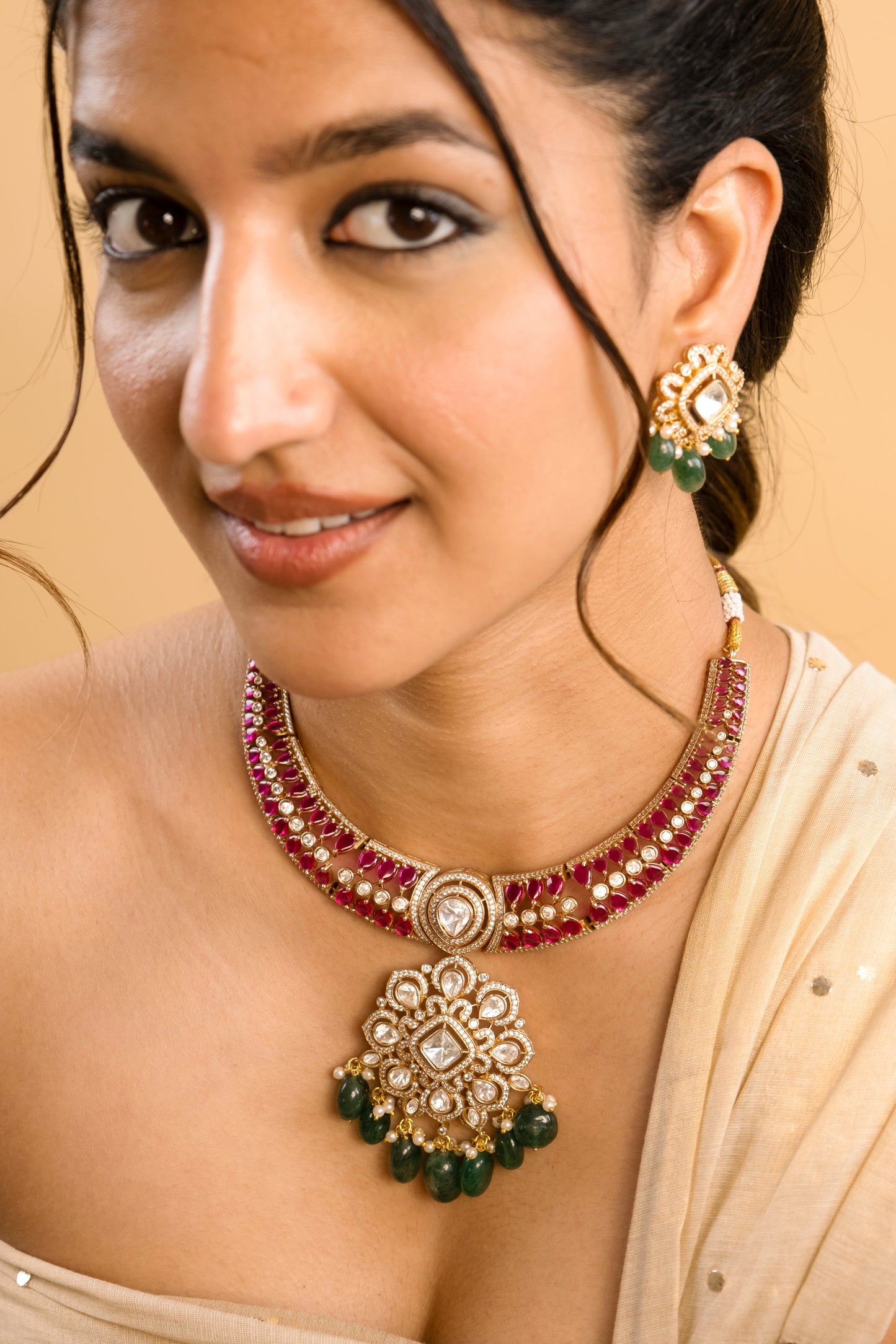 Neeta Ruby Necklace Set