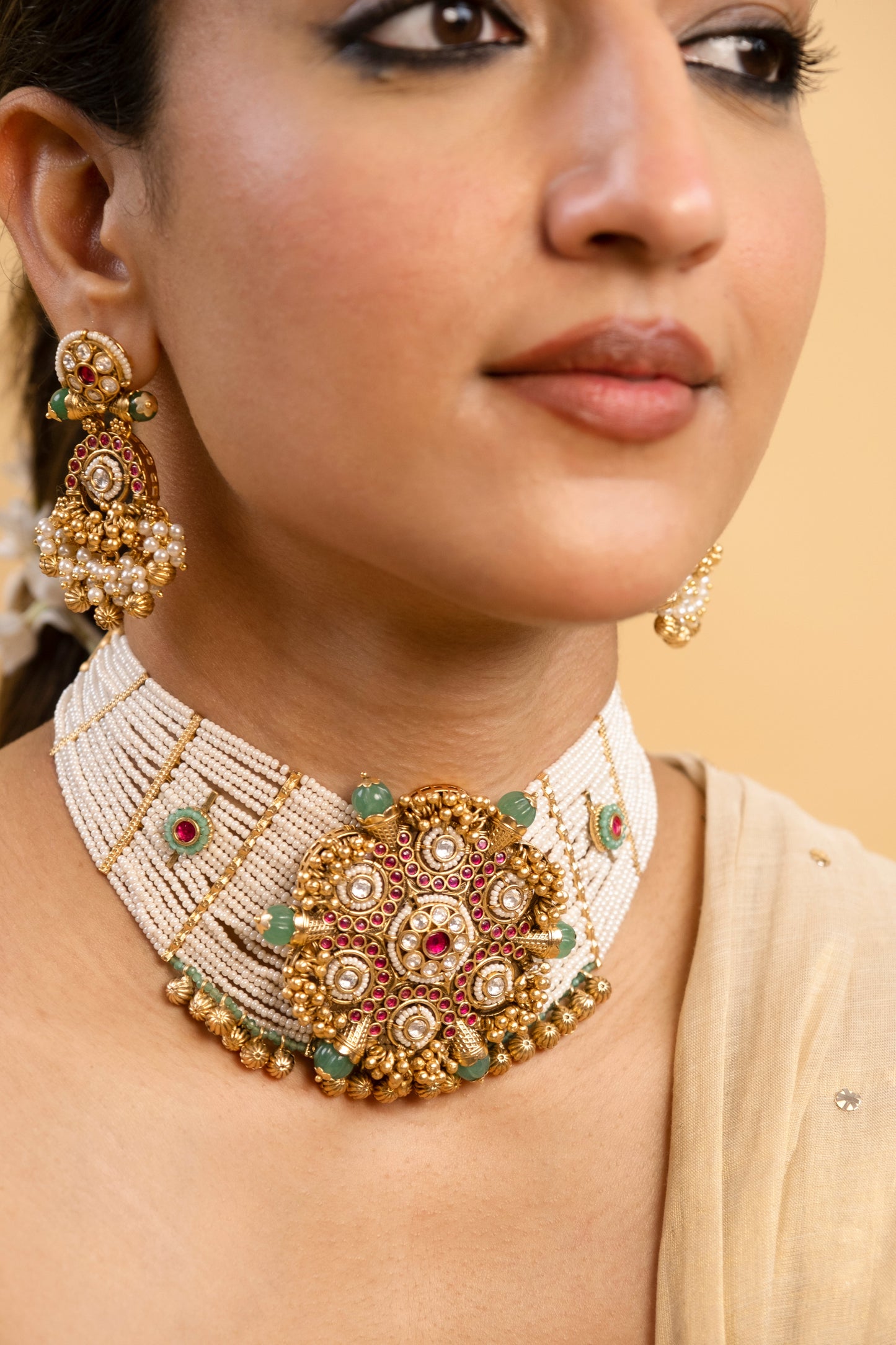 Waari Antique Necklace Set