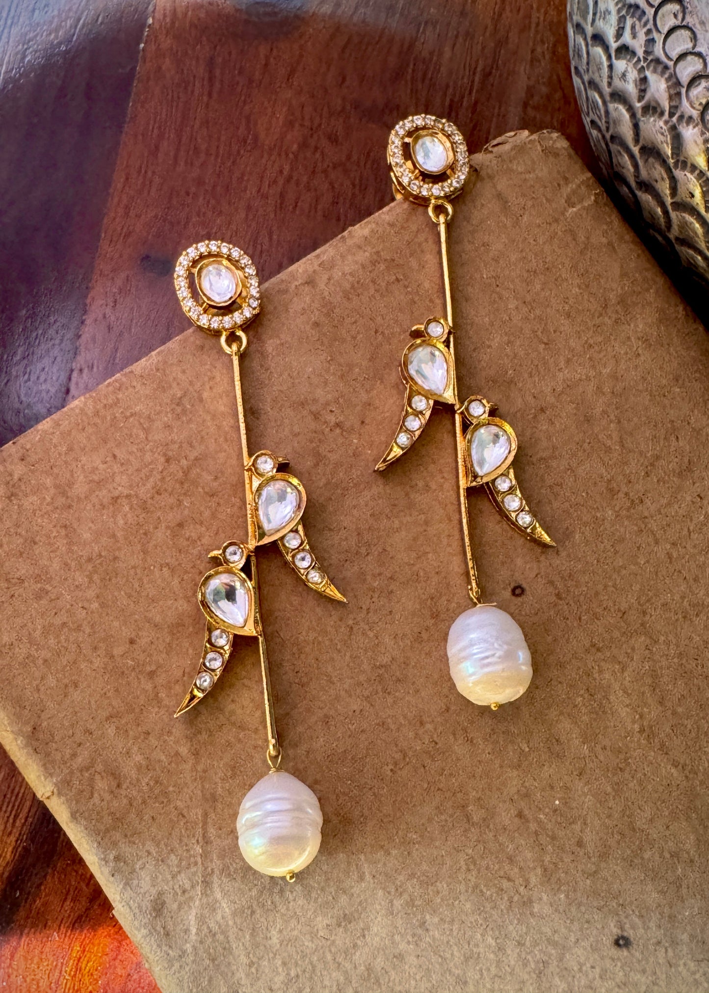 Toran Polki Earrings