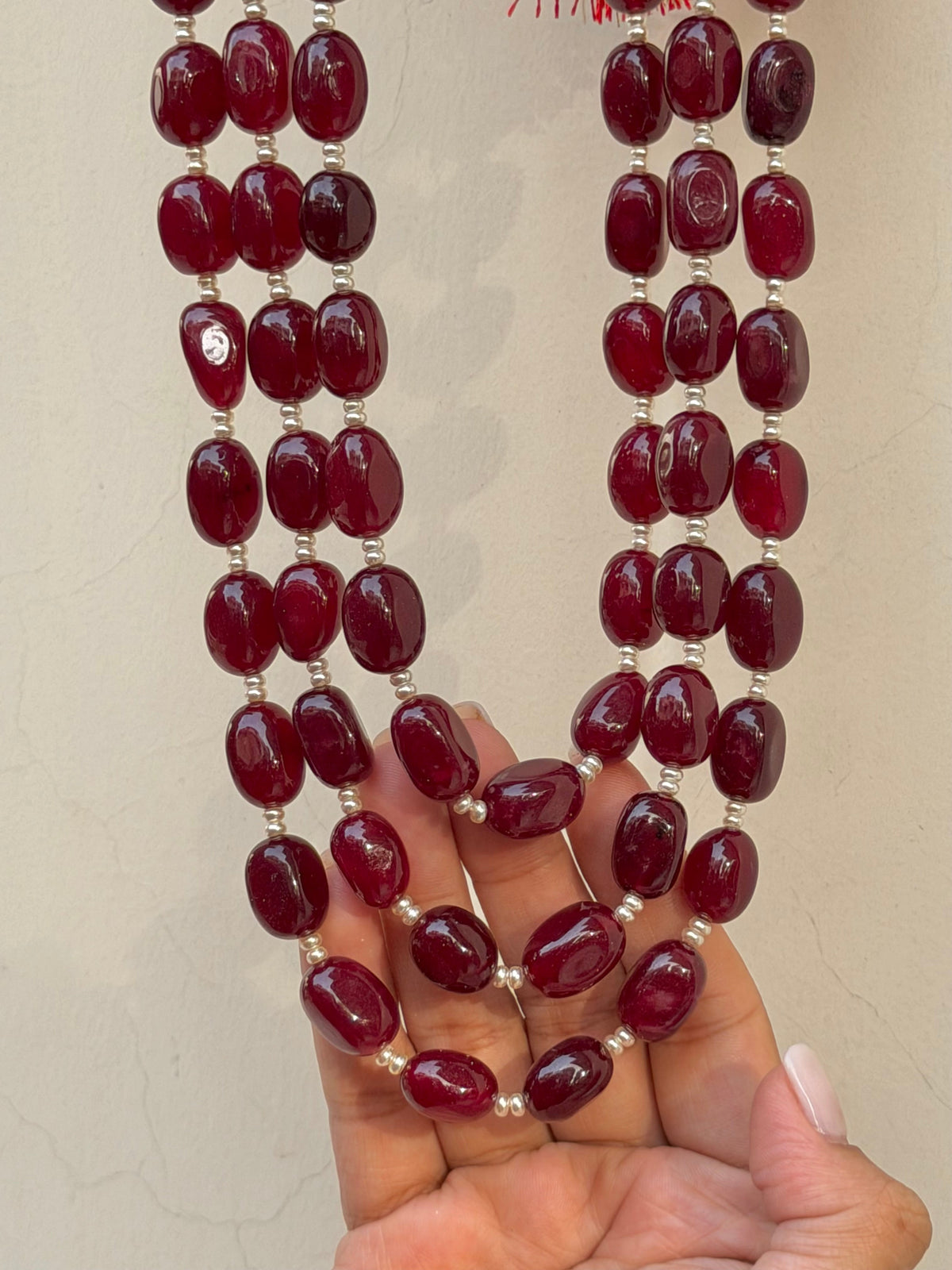 Shakti Red Onyx Mala