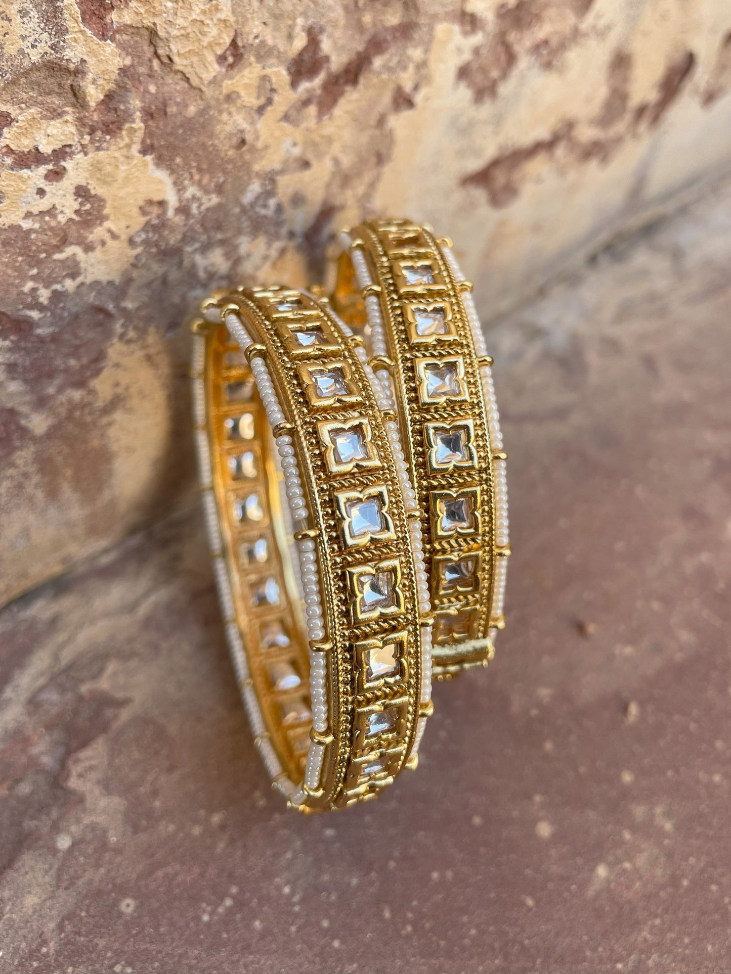 Shravani Openable Polki Bangles