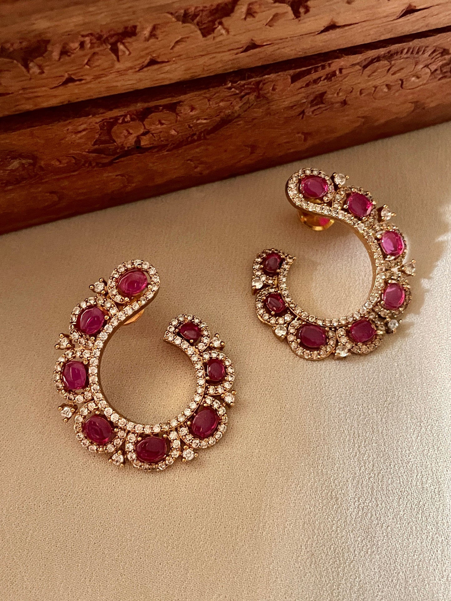 Gulbahar Ruby Earrings