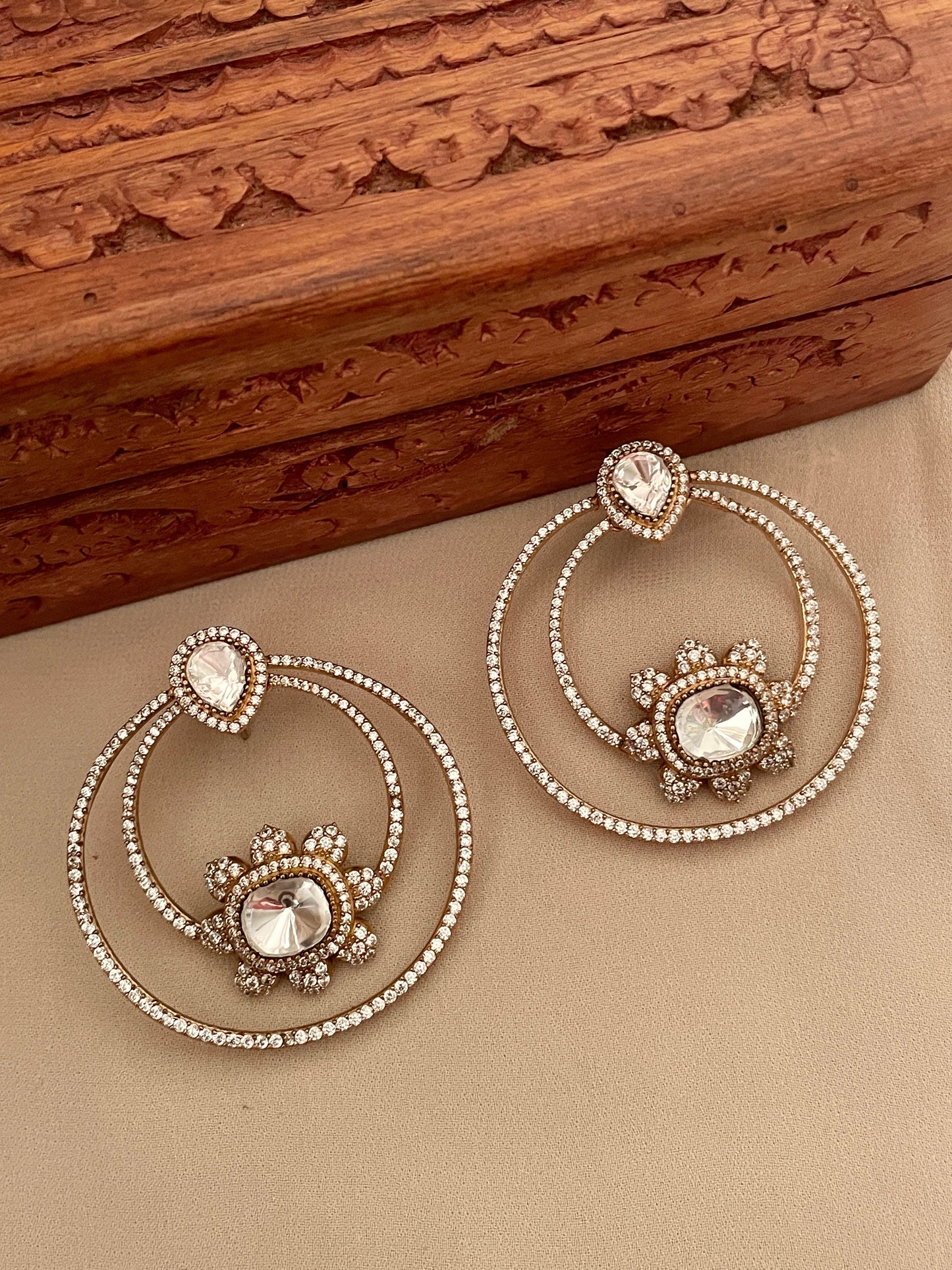 Vaishnavi Polki Earrings