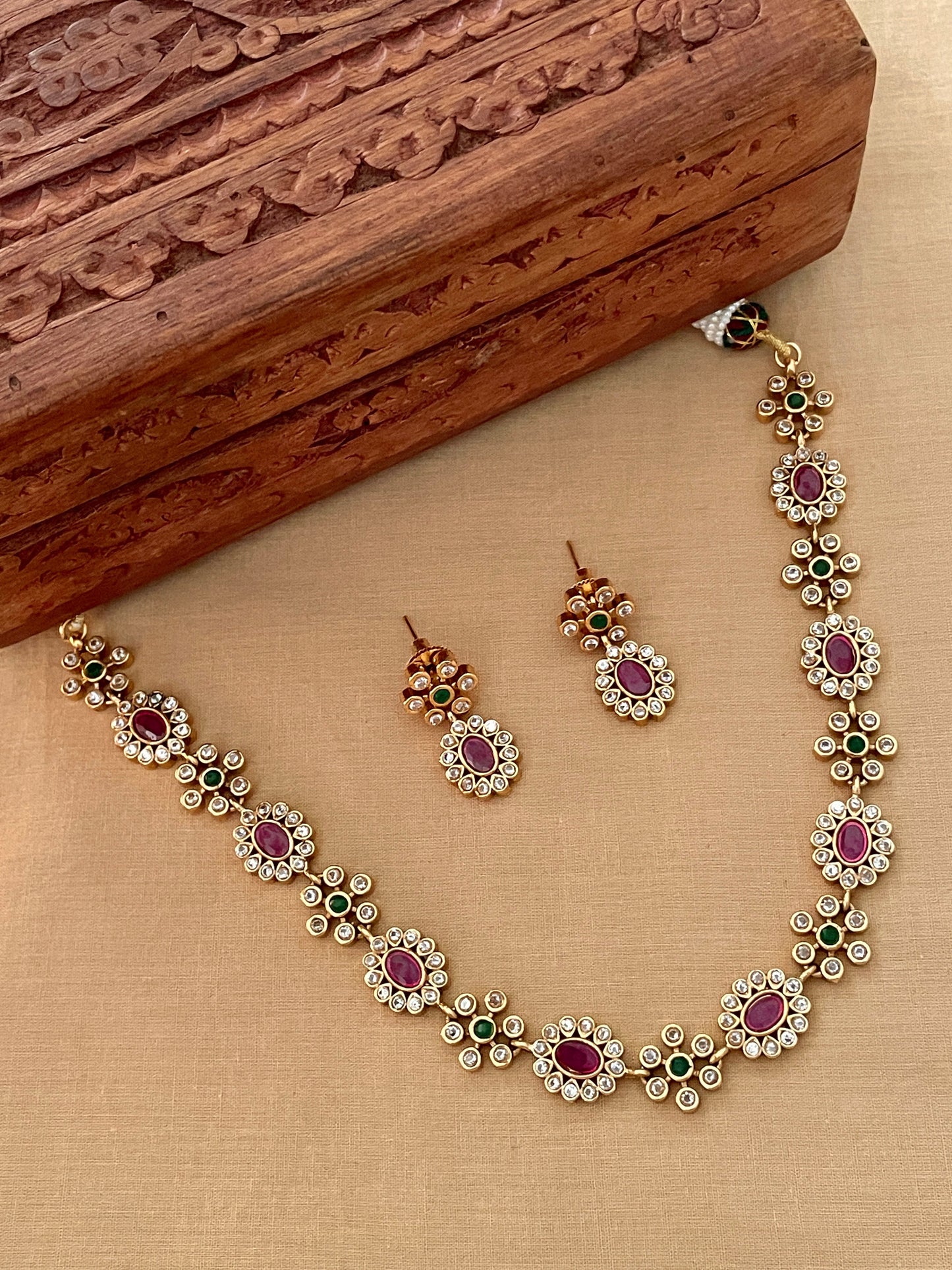 Kusum Antique Necklace Set