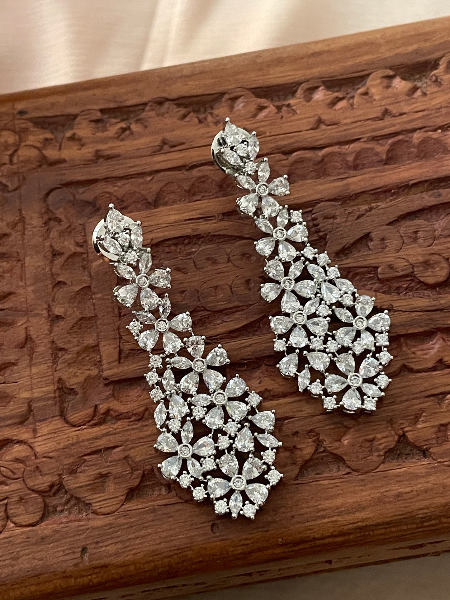 Bahara Zircon Dangler Earrings