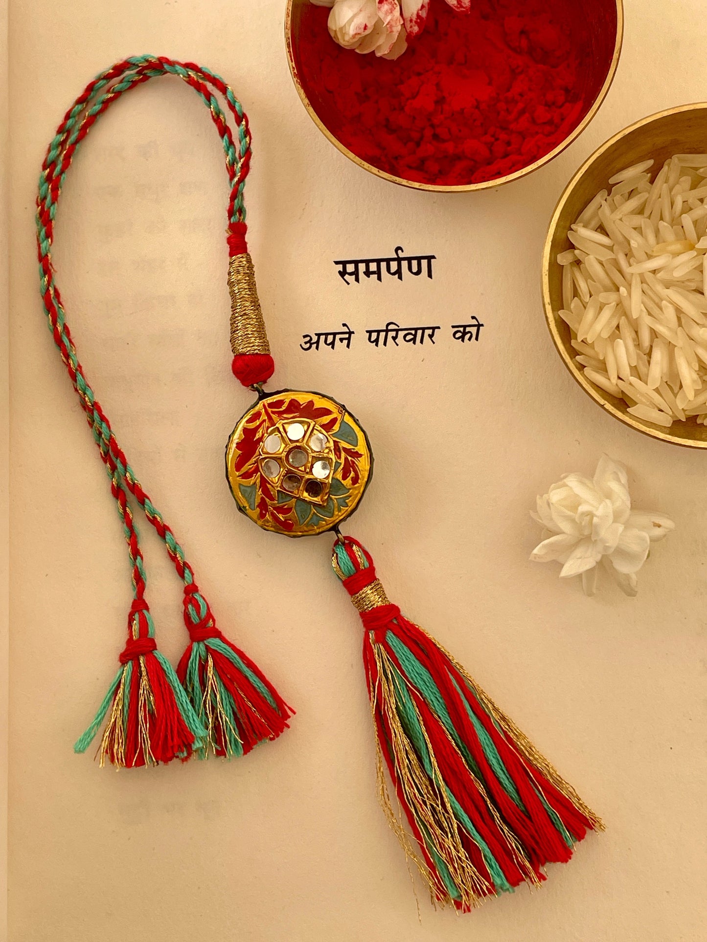 Pre Order - Raksha Enamelled Reversible Lumba
