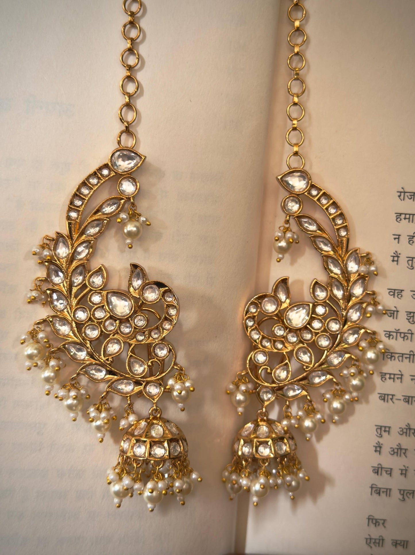 The Monsoon Peacock Polki Ear Cuff