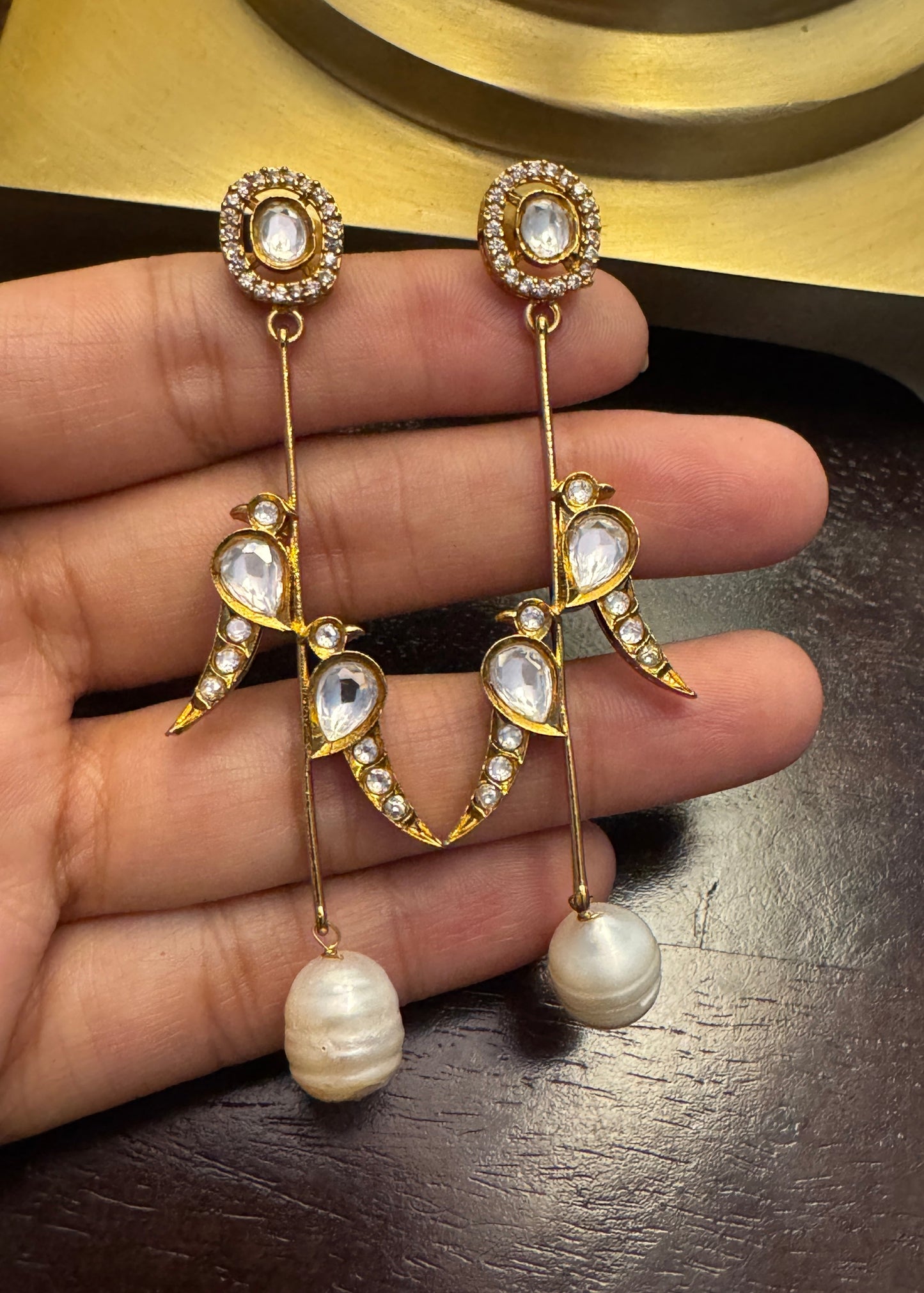 Toran Polki Earrings
