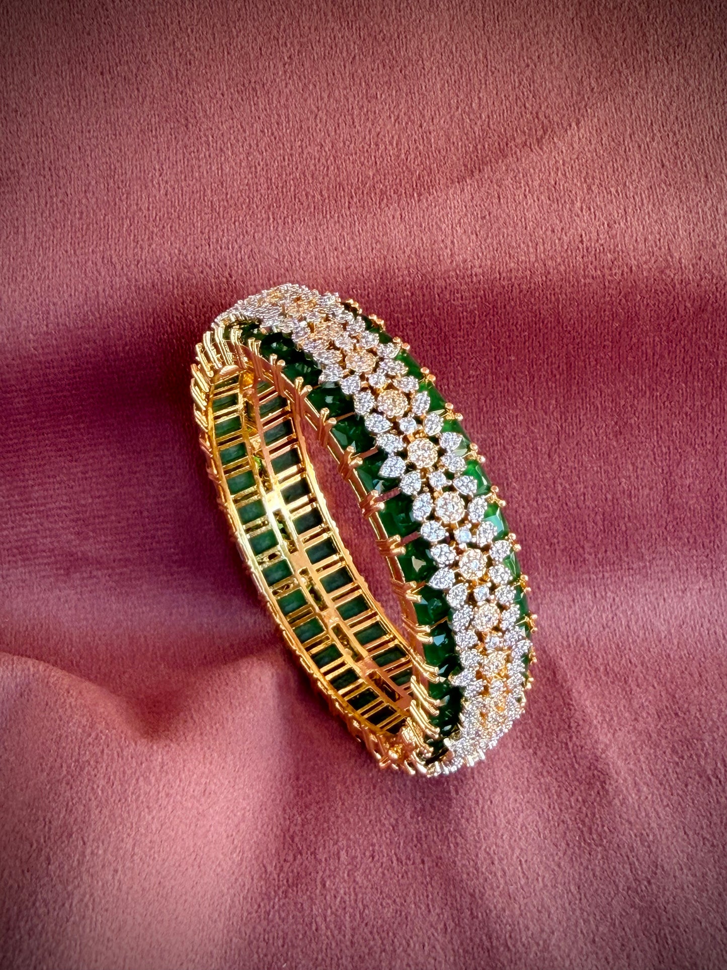 Green Melody Bangle