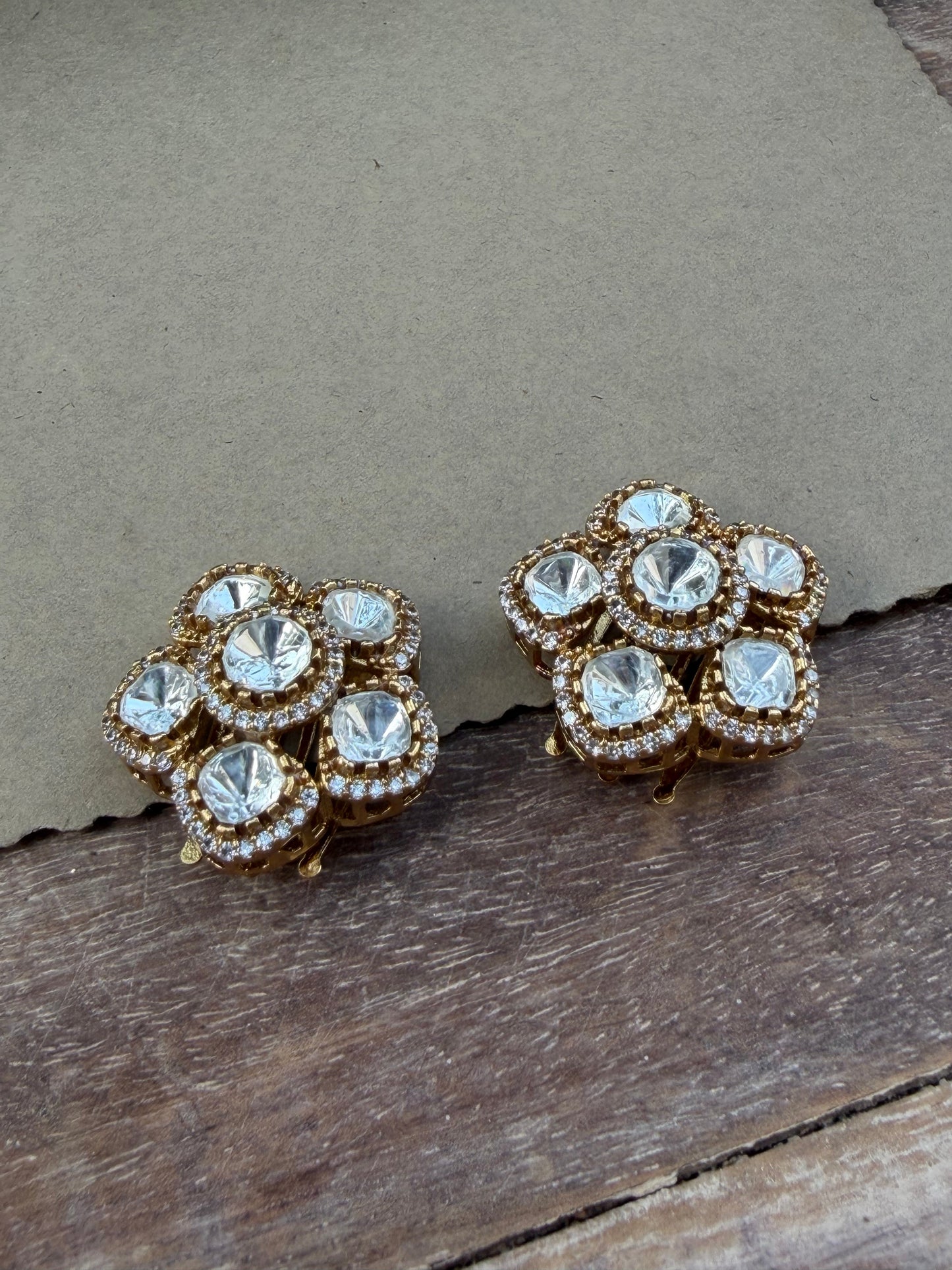 Alankrita Polki Hair Clips - Set of 2