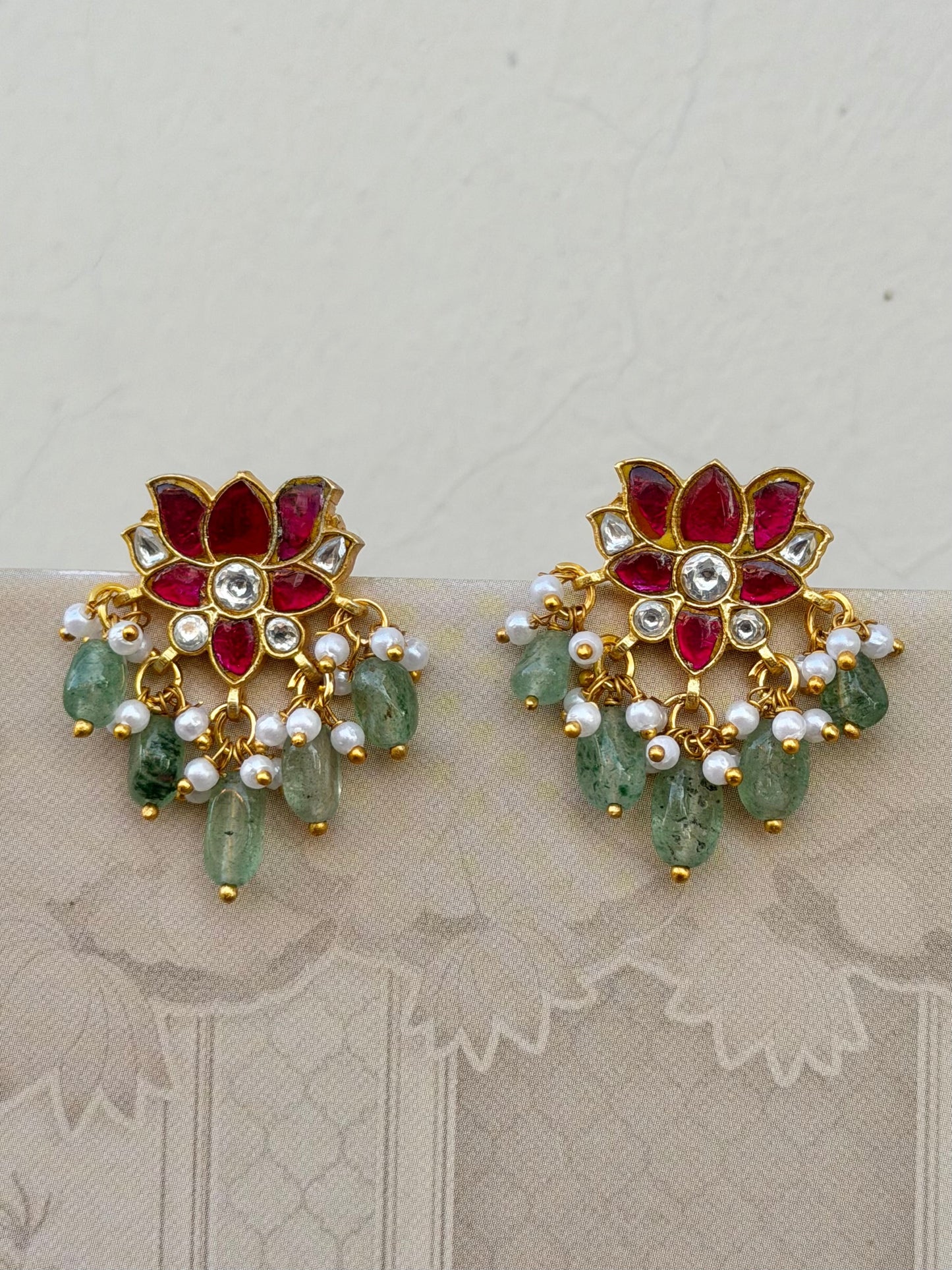 Kamal Studs- Red
