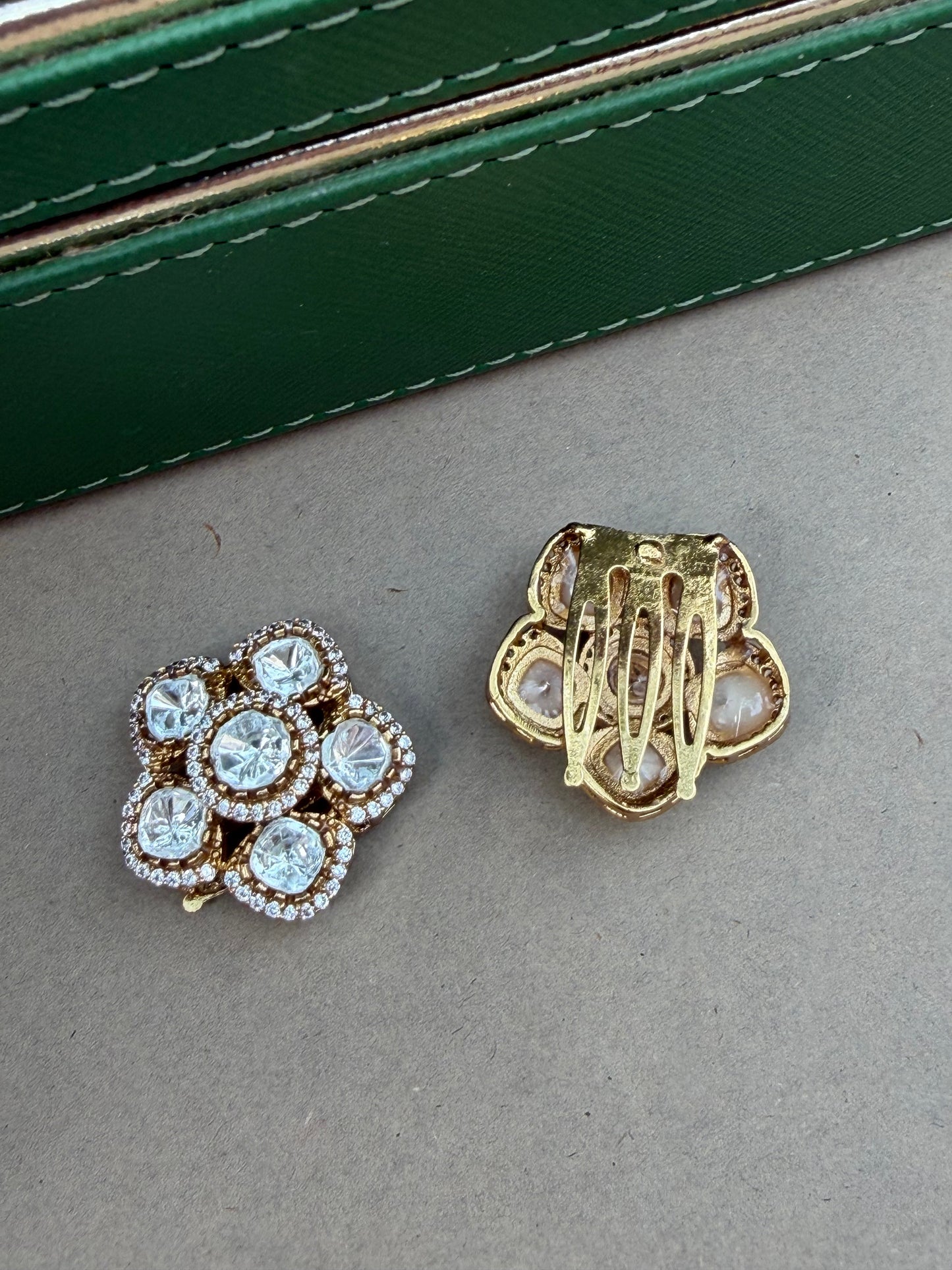 Alankrita Polki Hair Clips - Set of 2