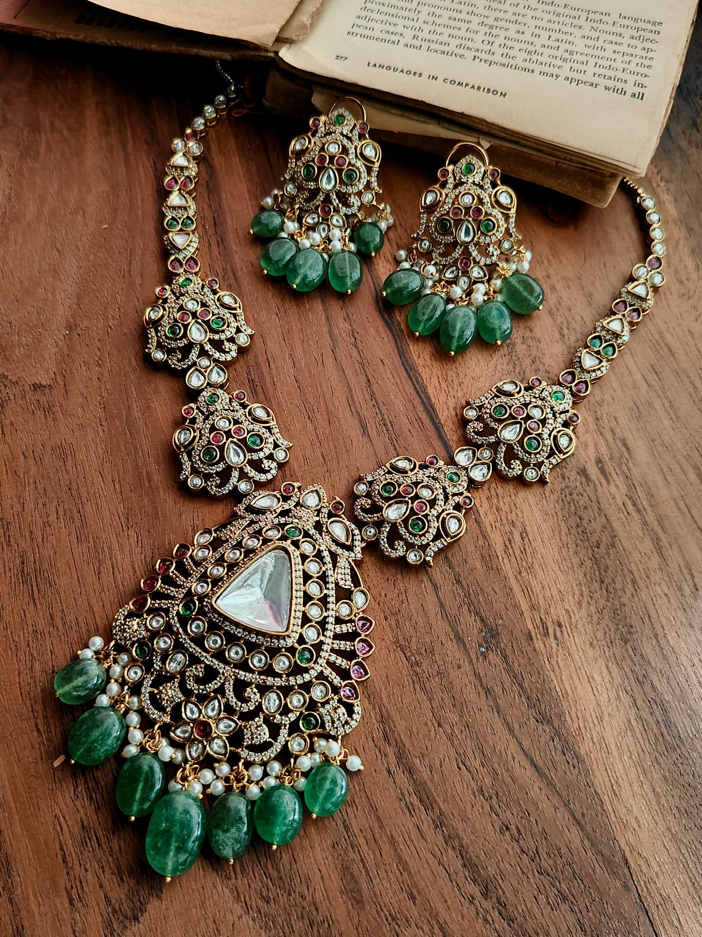 Hania Victorian Polki Necklace