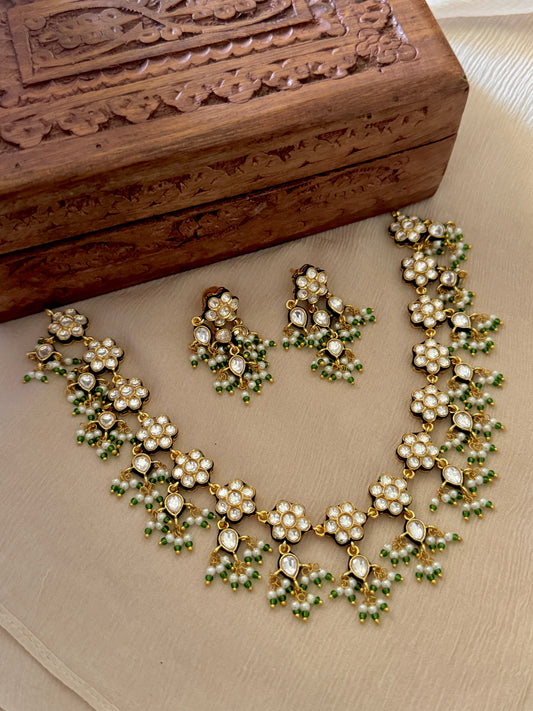 Itr Polki Necklace Set
