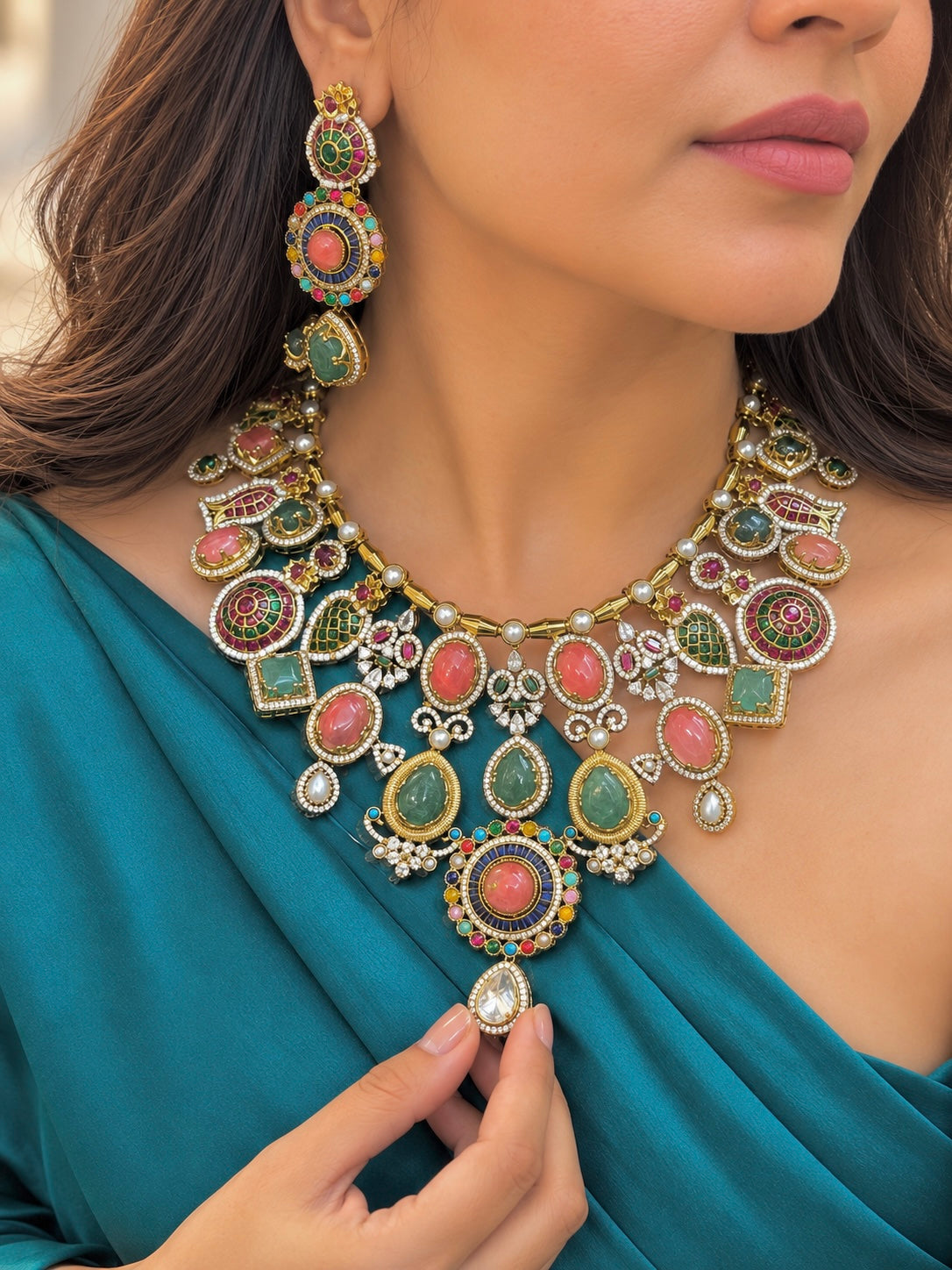 Reema Statement Fusion Necklace Set