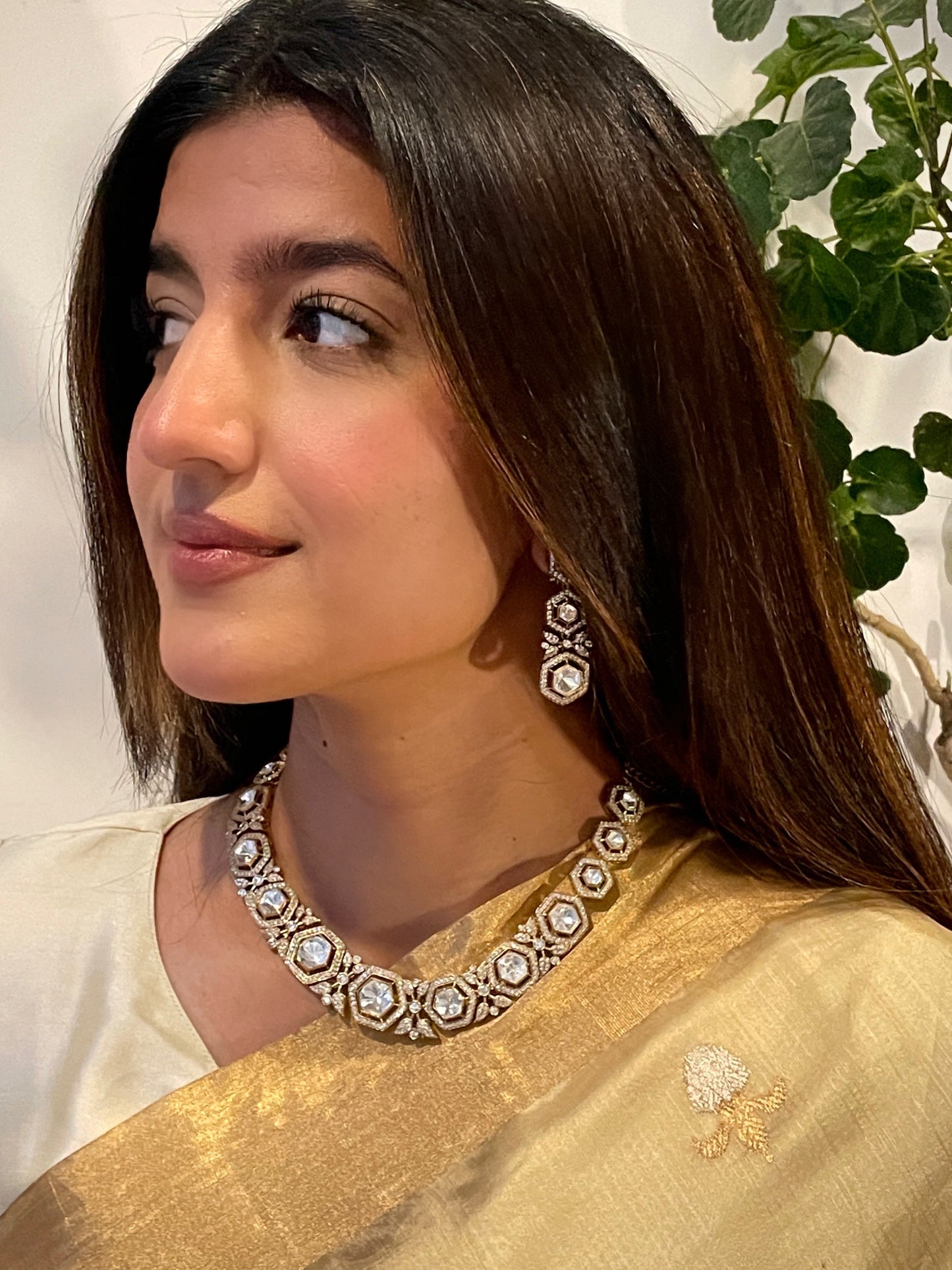 Apsara Polki Necklace Set