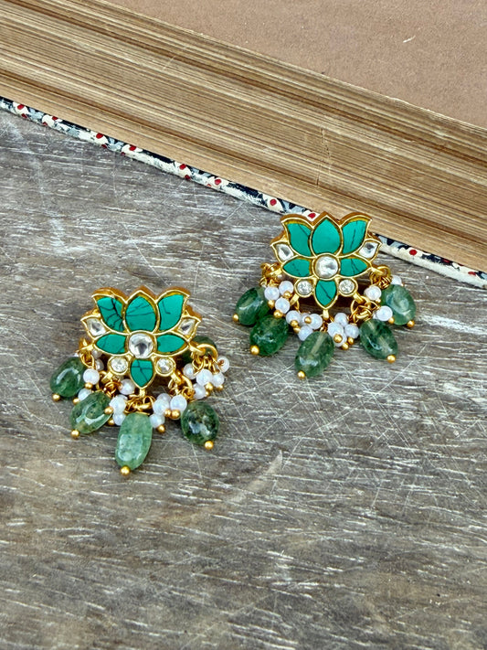 Kamal Turquoise Stud Earrings