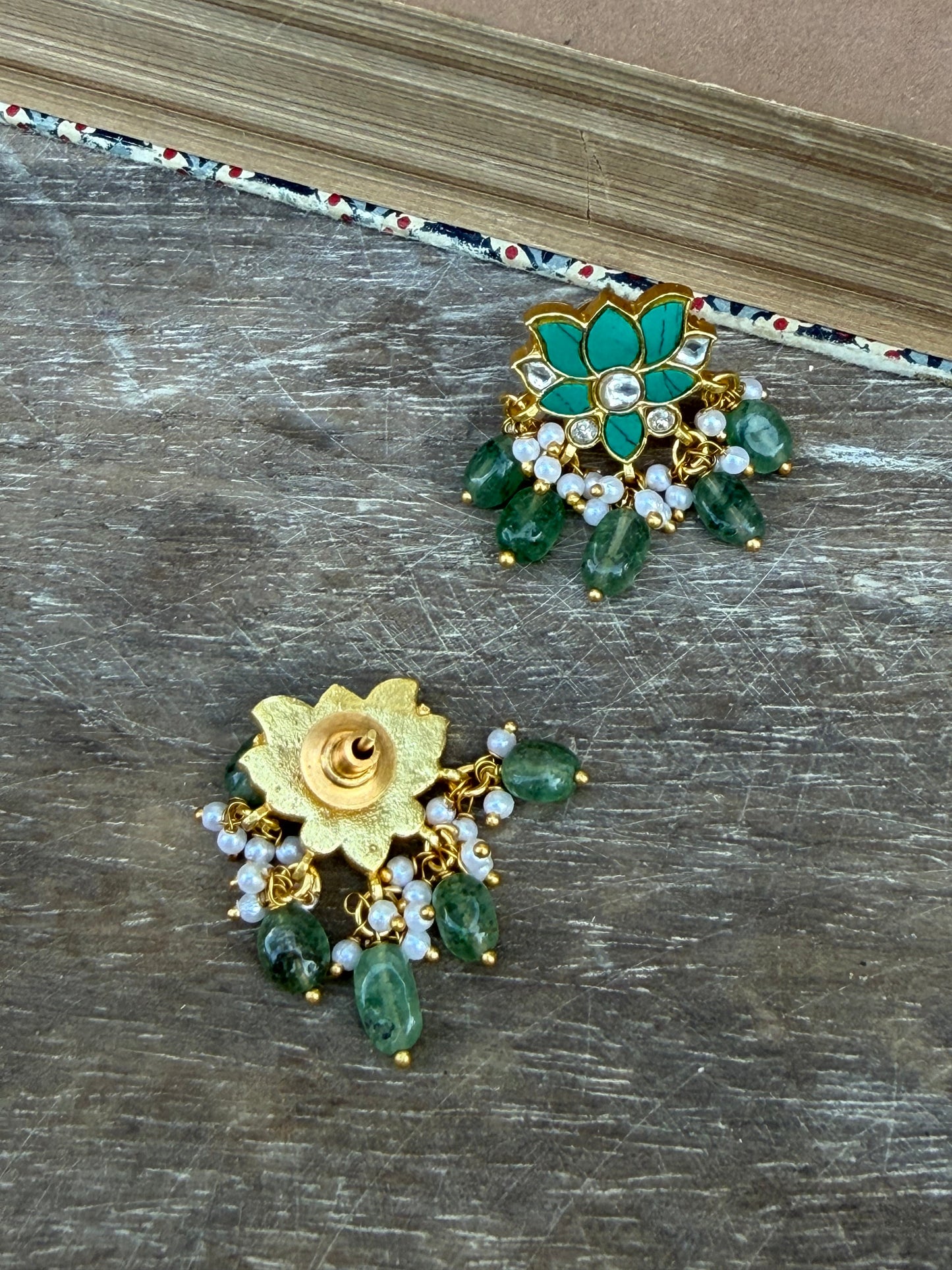Kamal Turquoise Stud Earrings