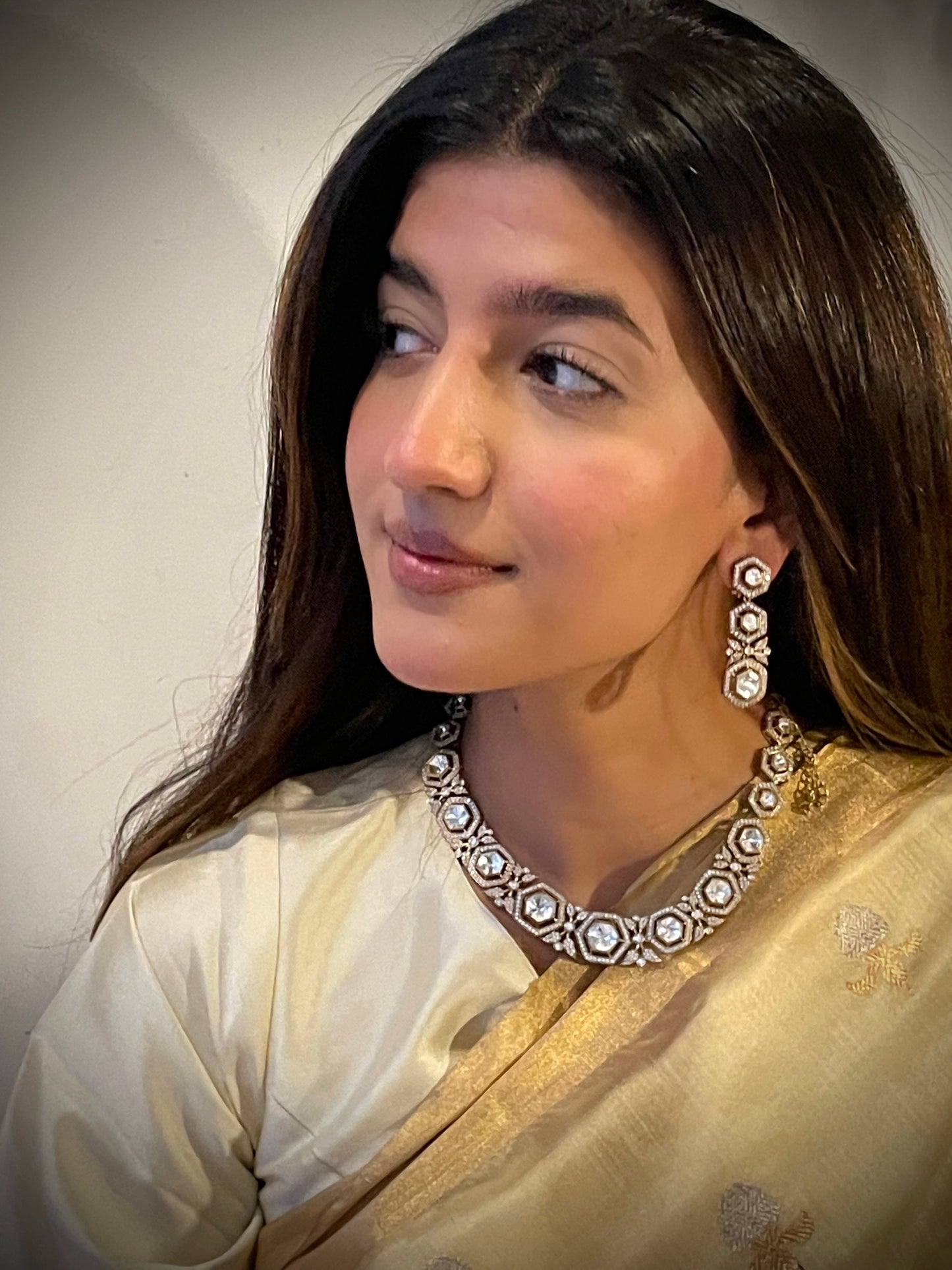 Apsara Polki Necklace Set