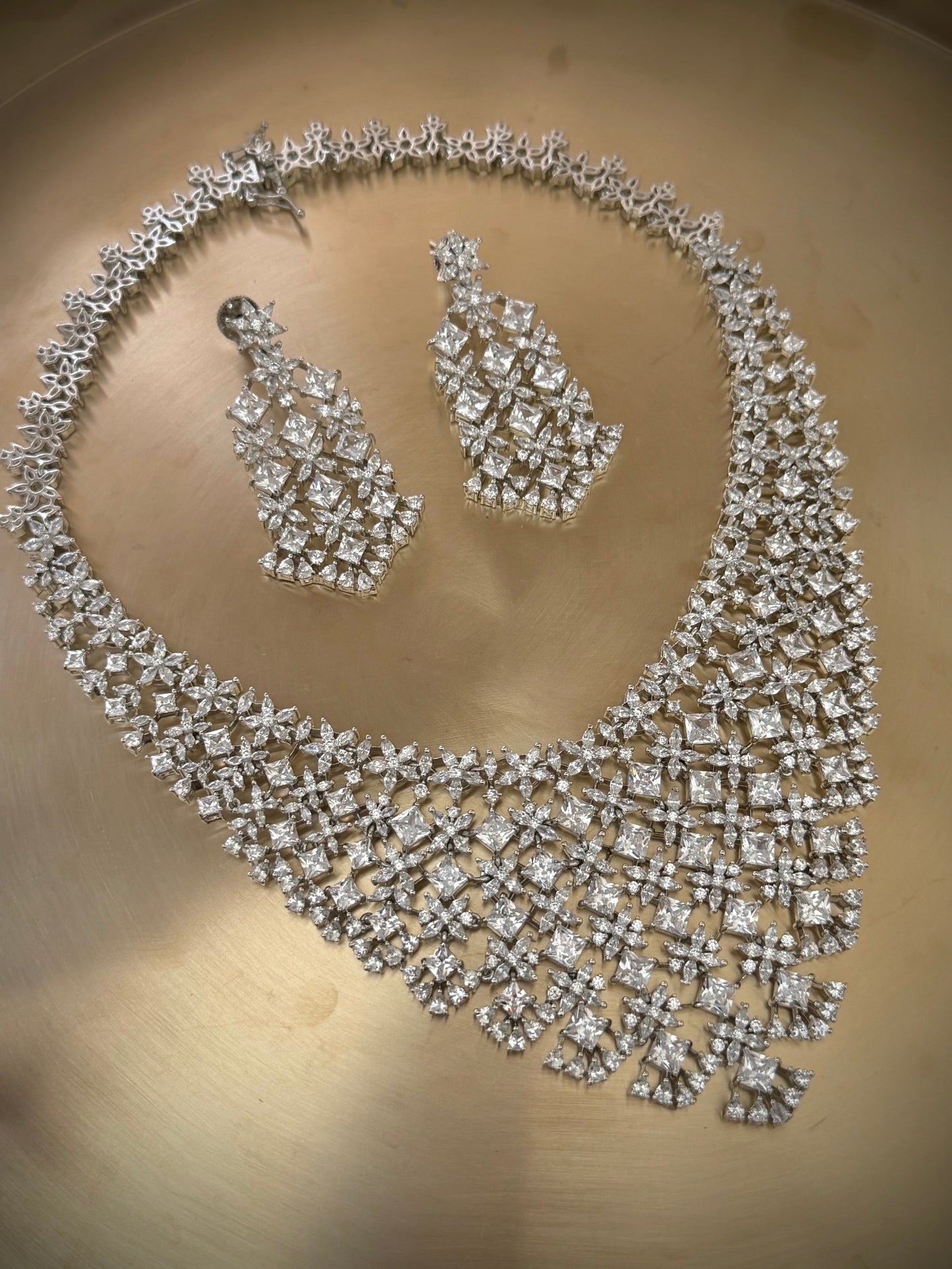 Diamond Garden Necklace Set