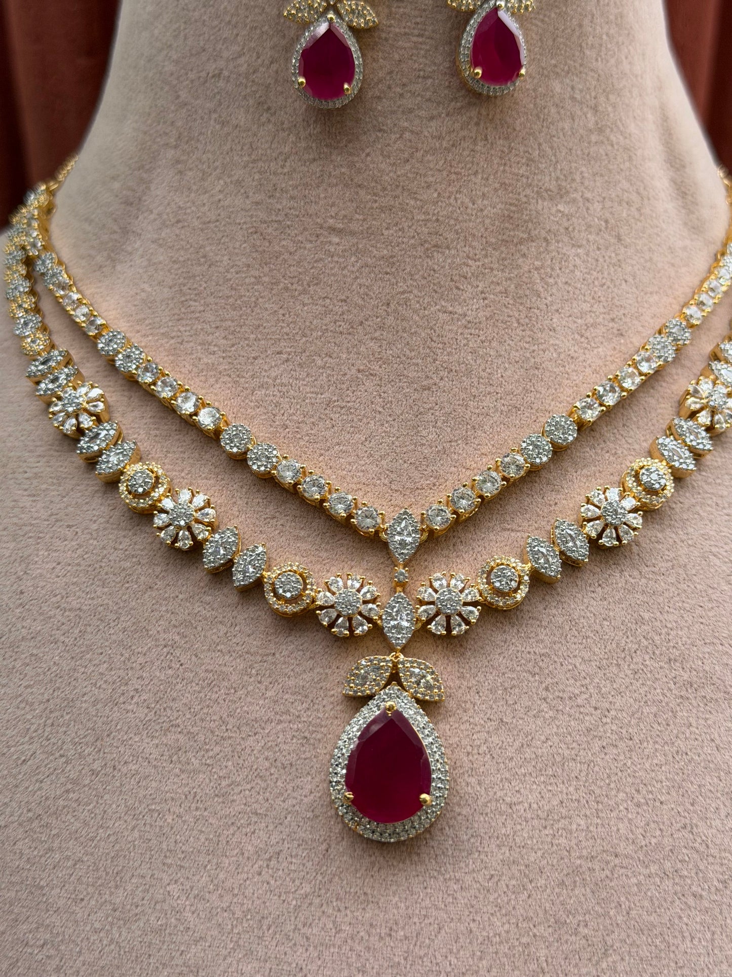 Yuvrani Ruby Necklace