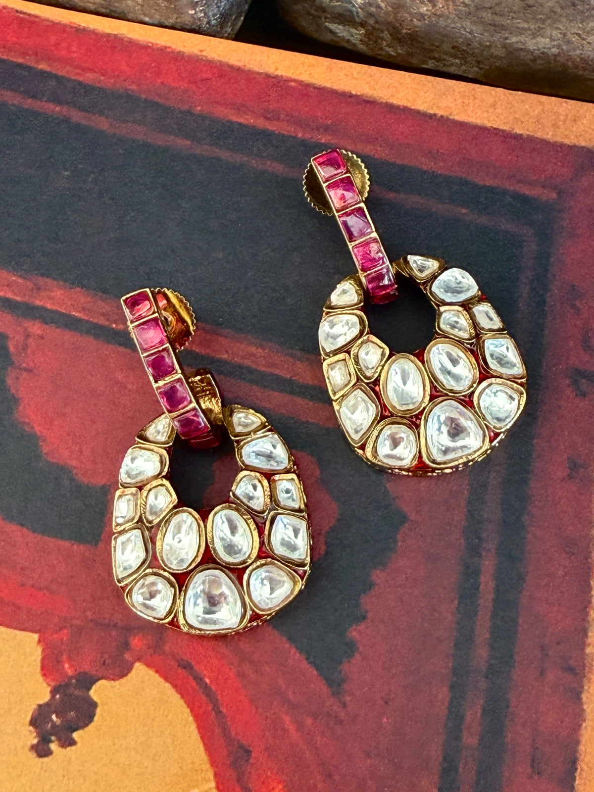 Vira Kundan Earrings