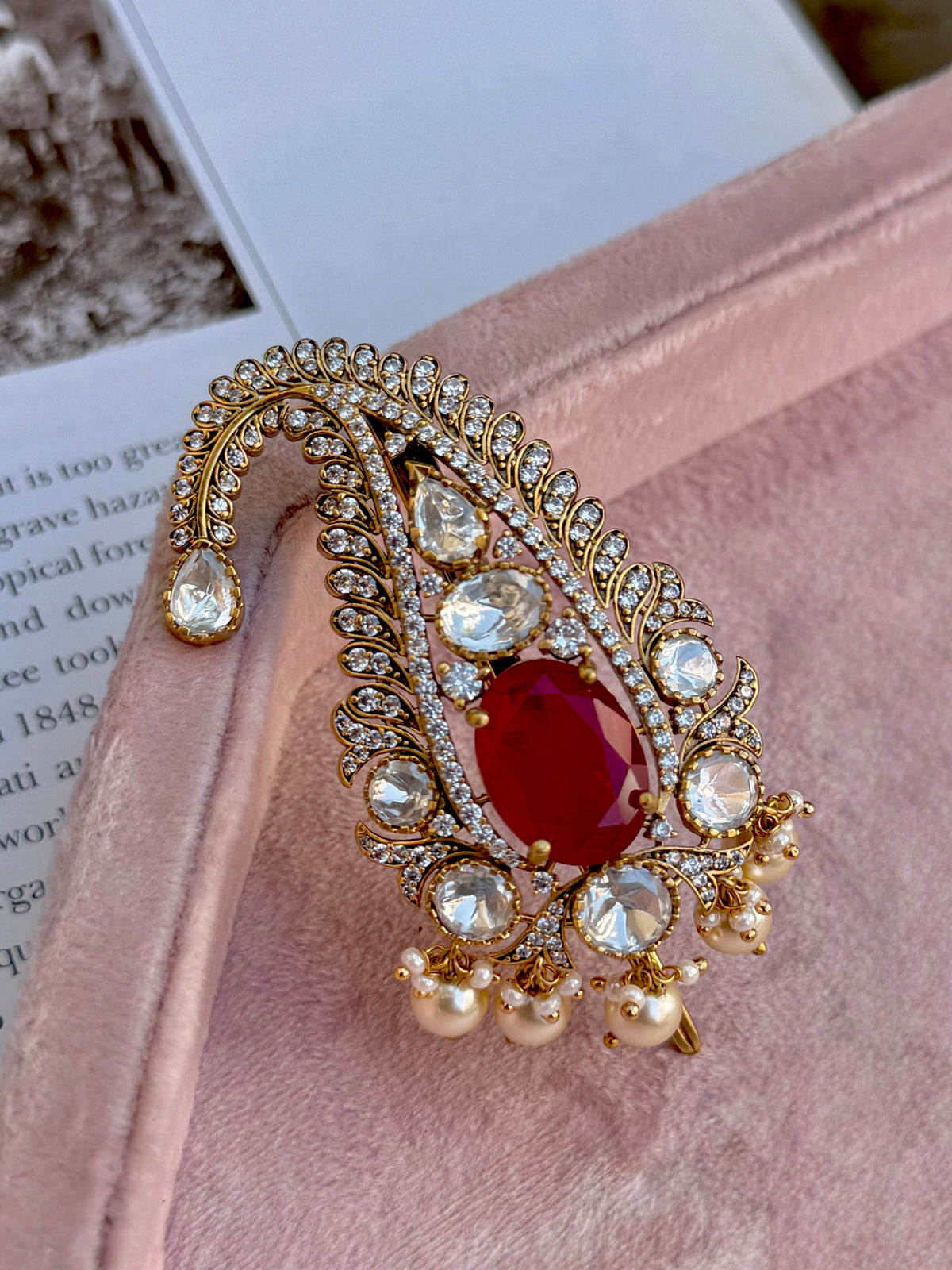 Advay Polki Kalgi for Groom