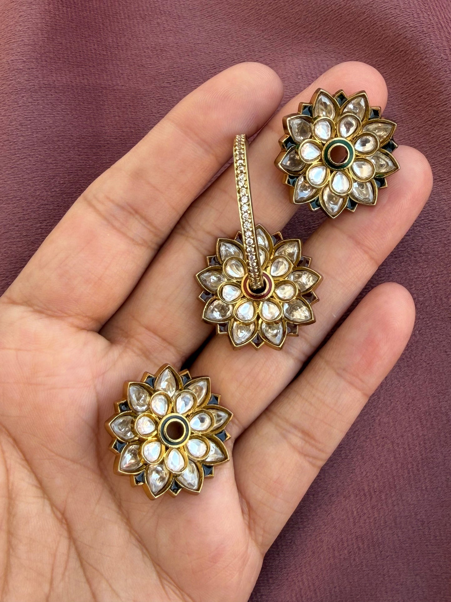 Kundanika Interchangeable Earrings
