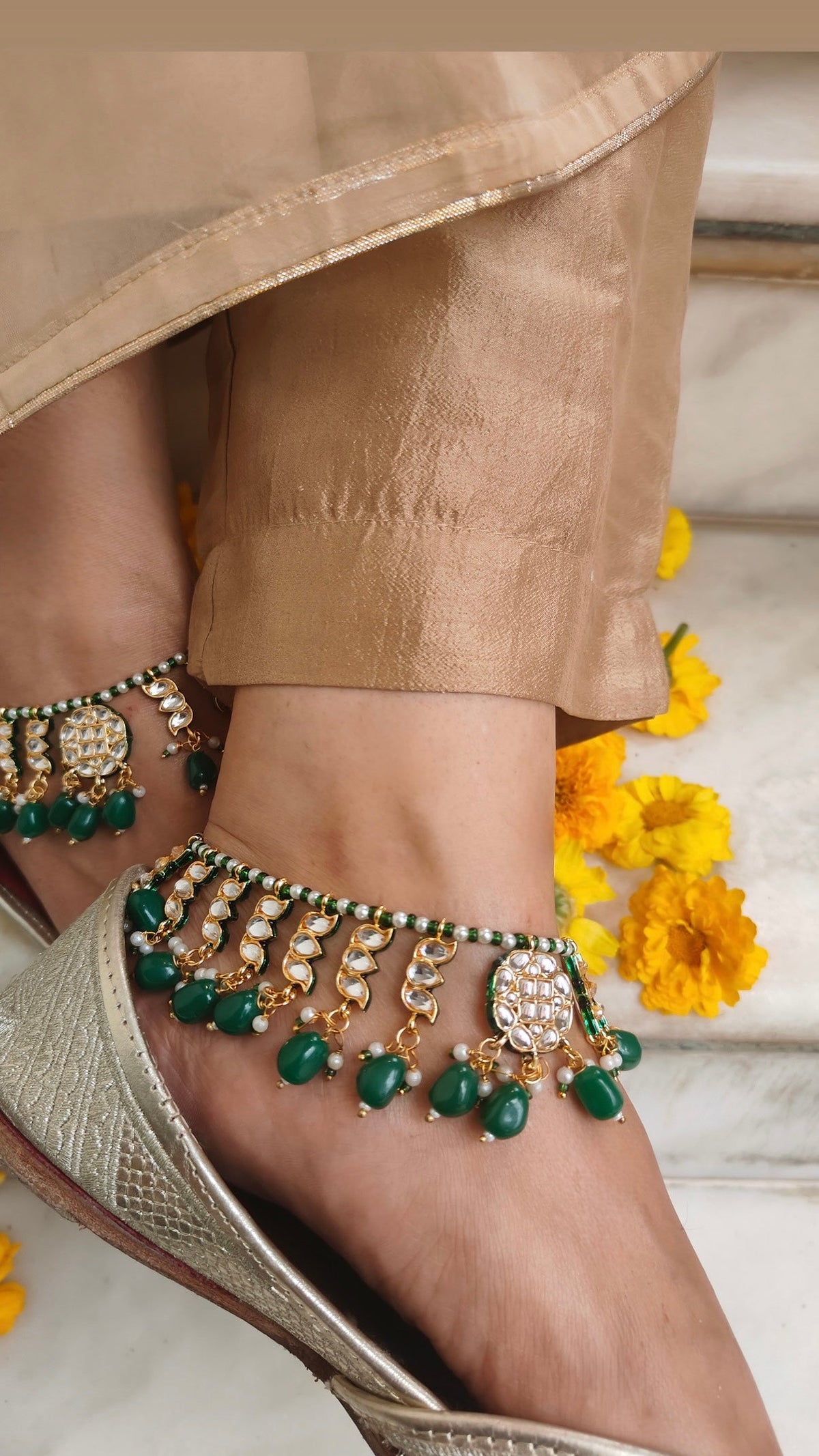 Kamal Kundan Green Payal