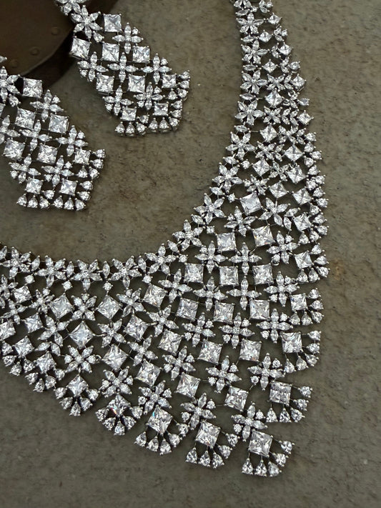 Diamond Garden Necklace Set