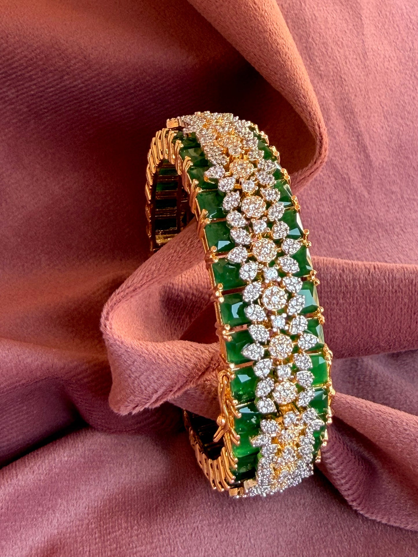 Green Melody Bangle