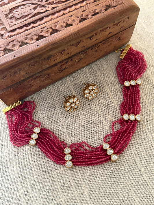 Amani Ruby Choker Necklace