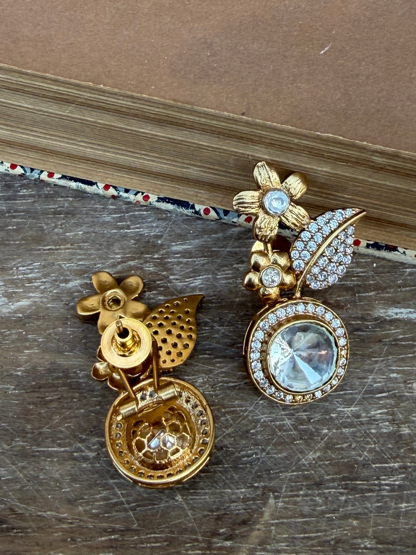 Gold Floret Studs