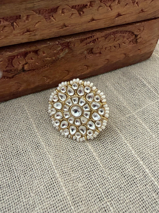 Ramvi Jadau Polki Ring