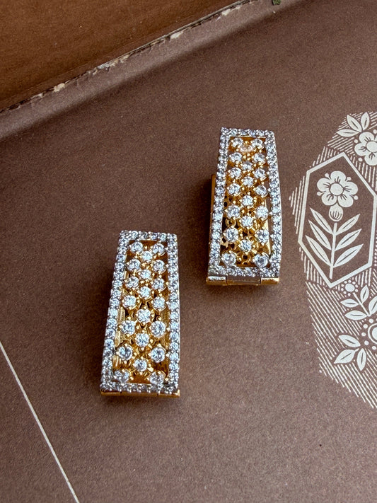 Tia Zircon Hoops