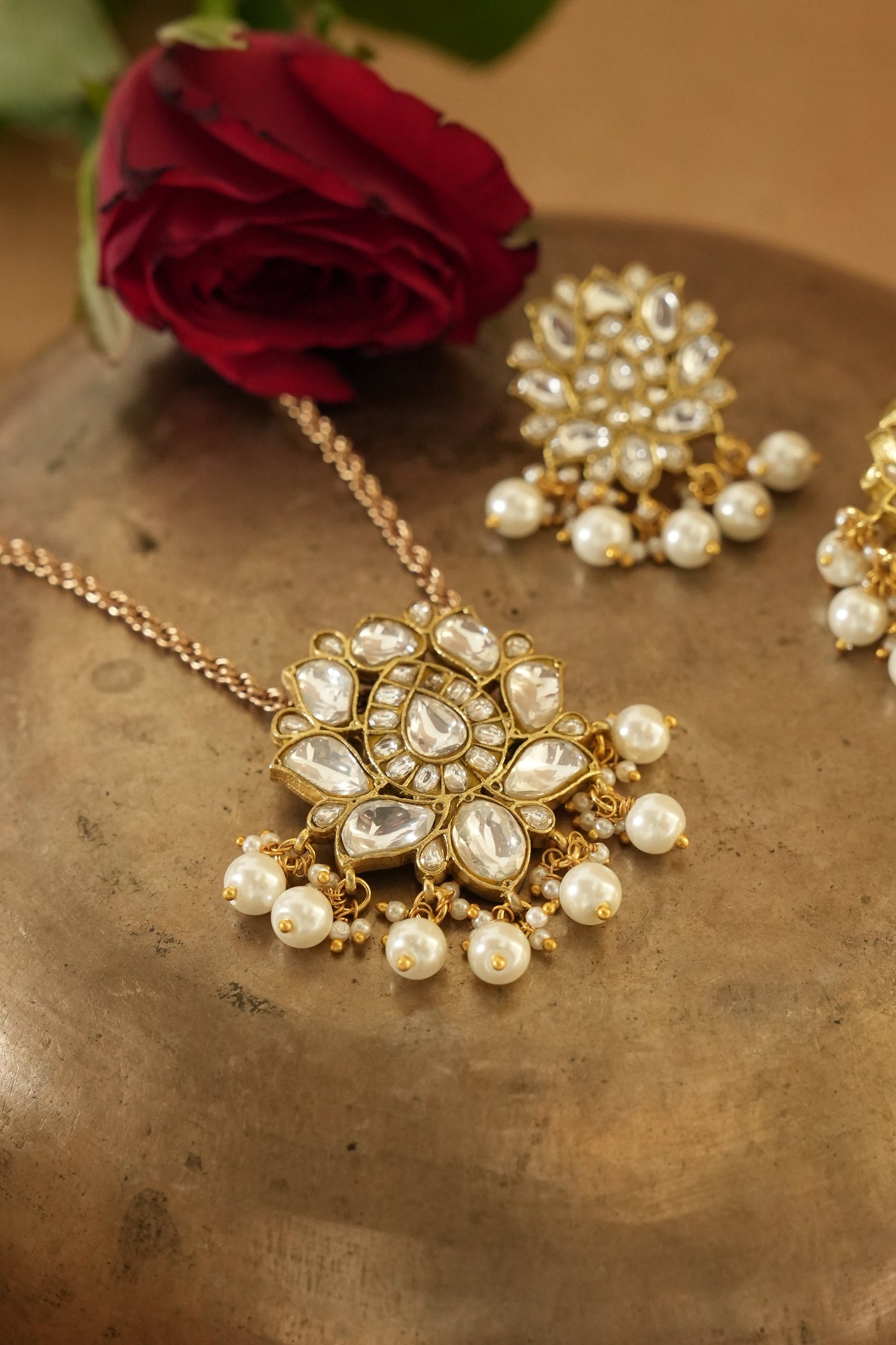 Megh Polki Necklace Set
