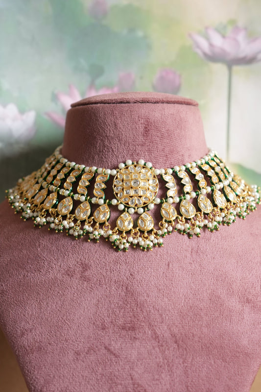 Savan Kundan Necklace Set