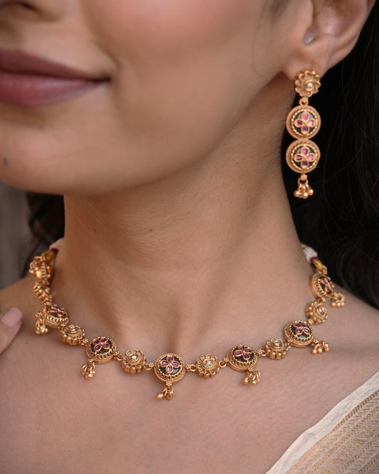 Nimrat Antique Necklace Set