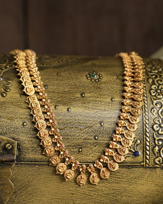 Sreeya Long Coin Necklace Only