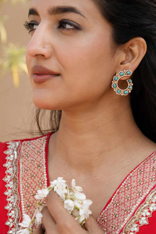 Grisha Turquoise Earrings