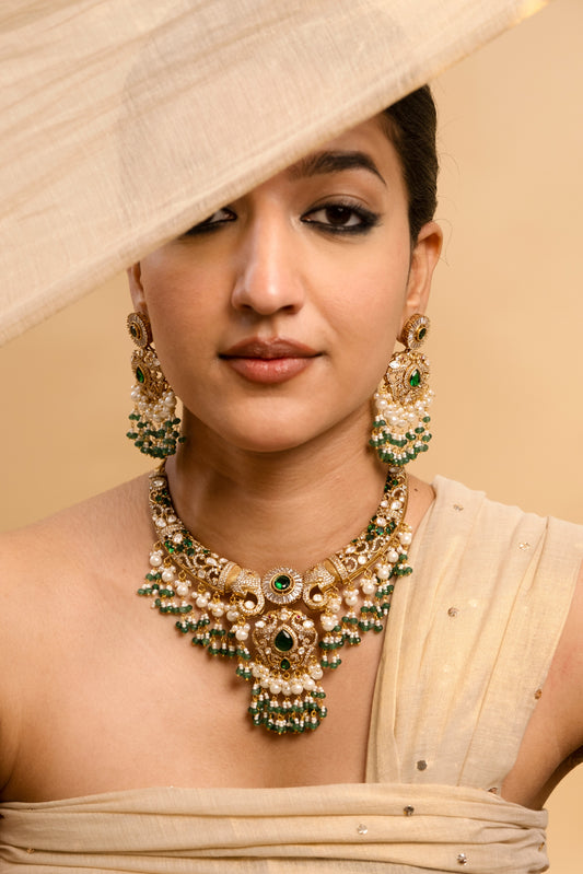 Amulya Emerald Necklace