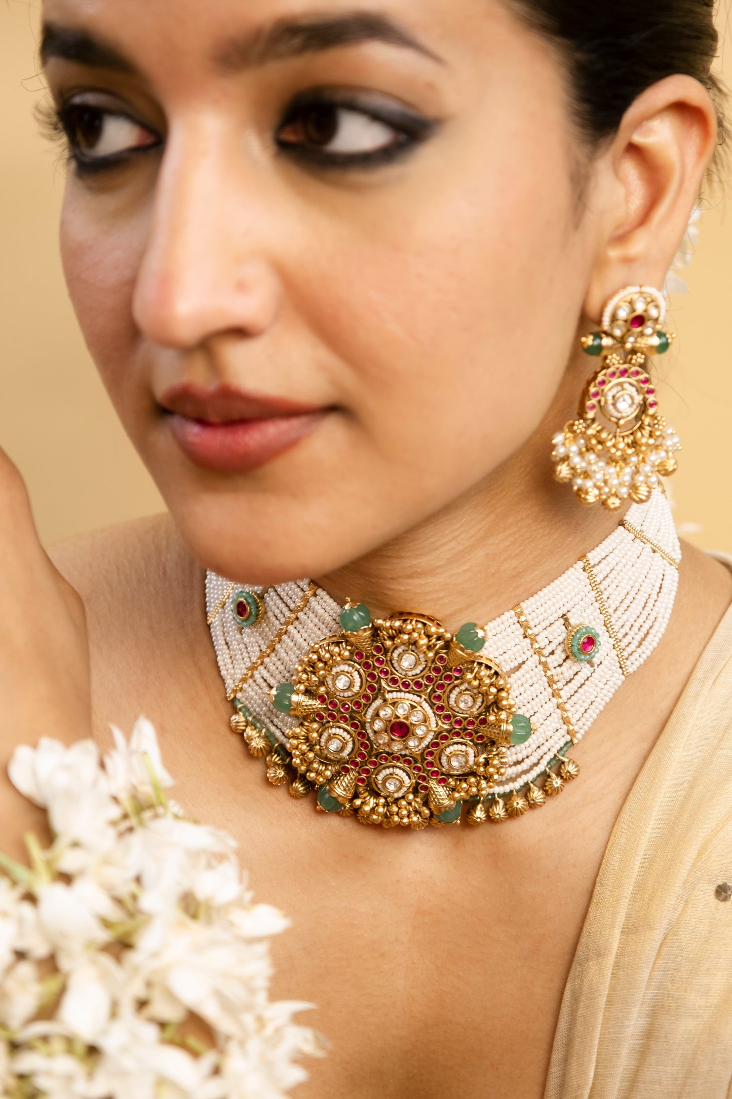 Waari Antique Necklace Set